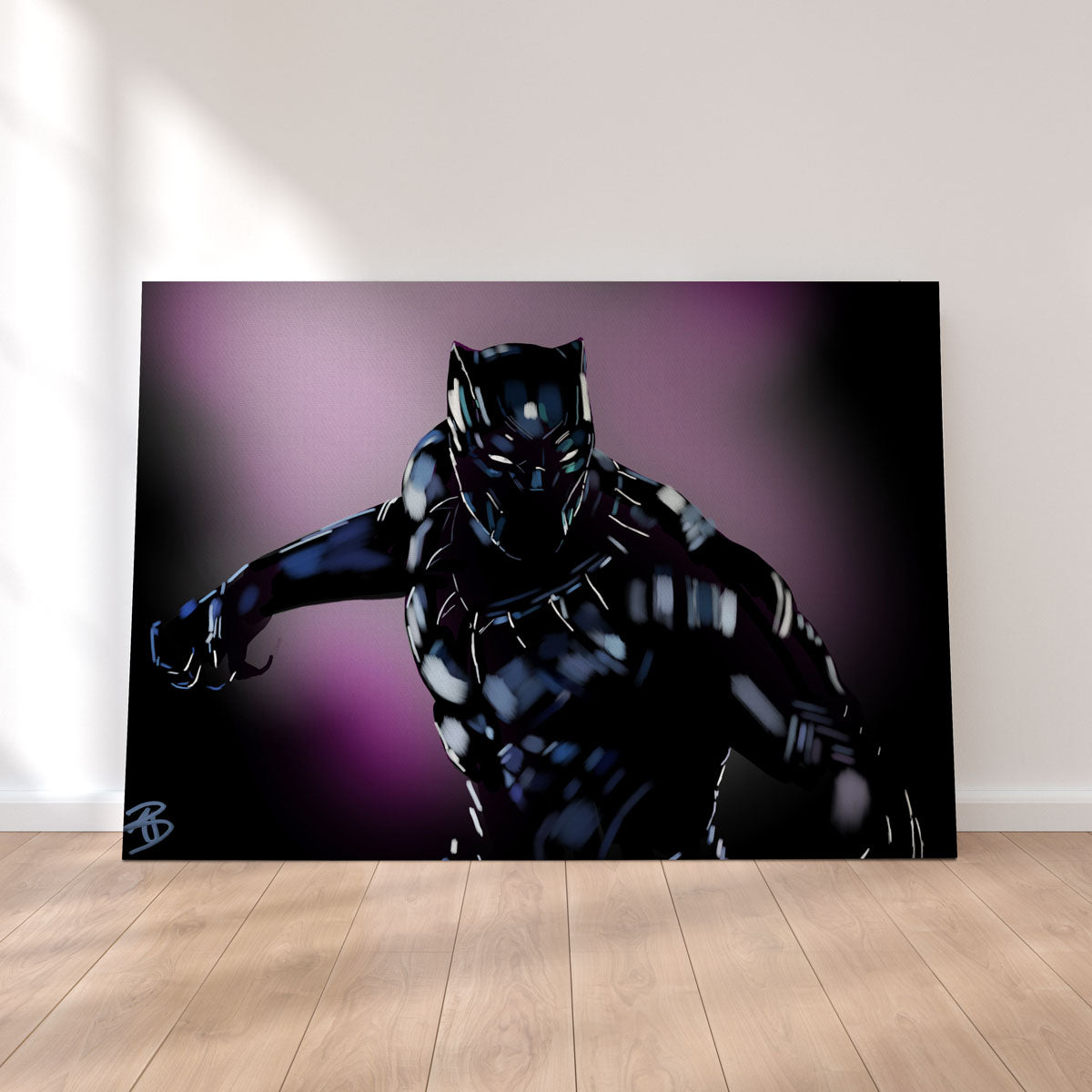Stunning Purple Panther Wall Art by Andy Brackpool