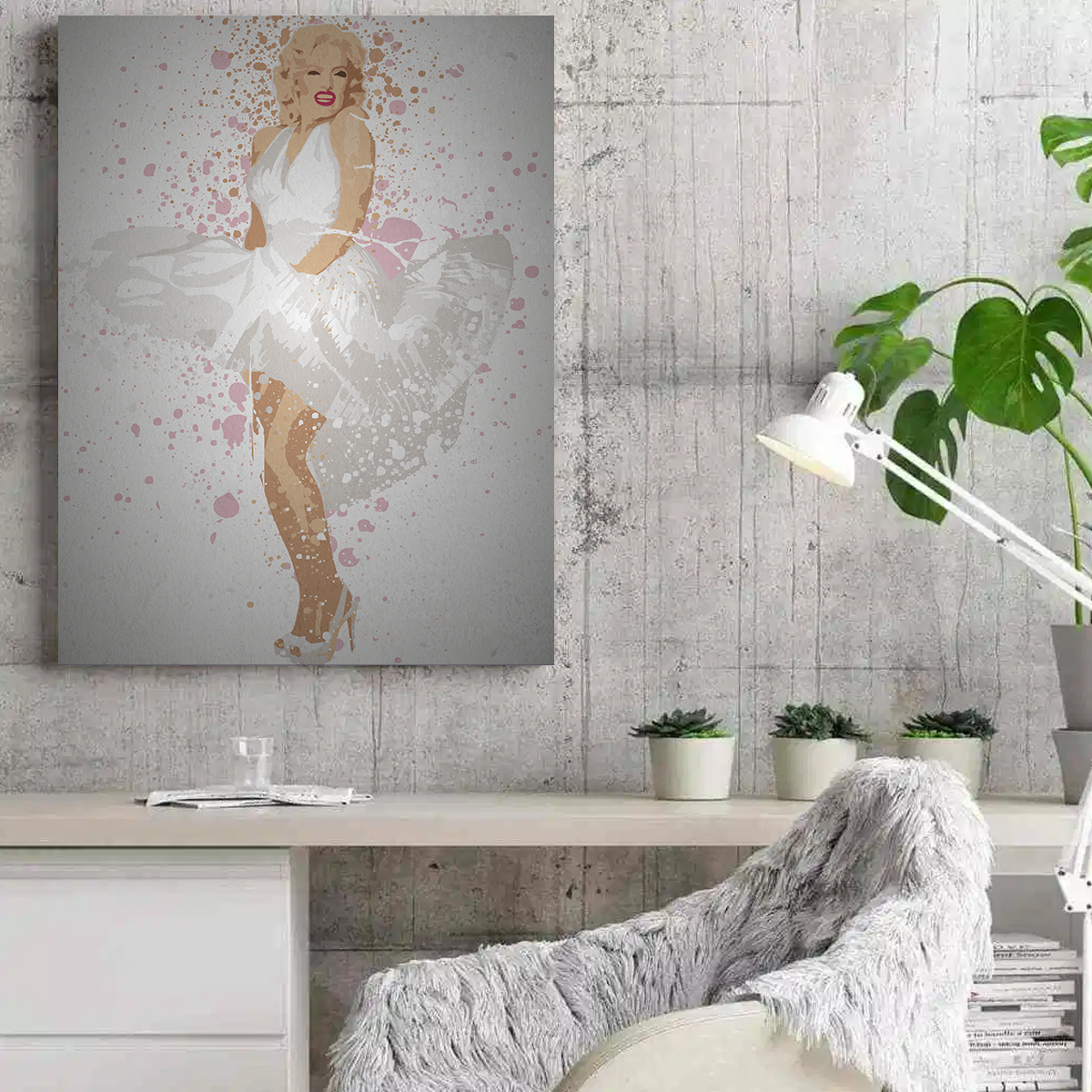 Gorgeous Blonde Bombshell Wall Art for Stunning Decor