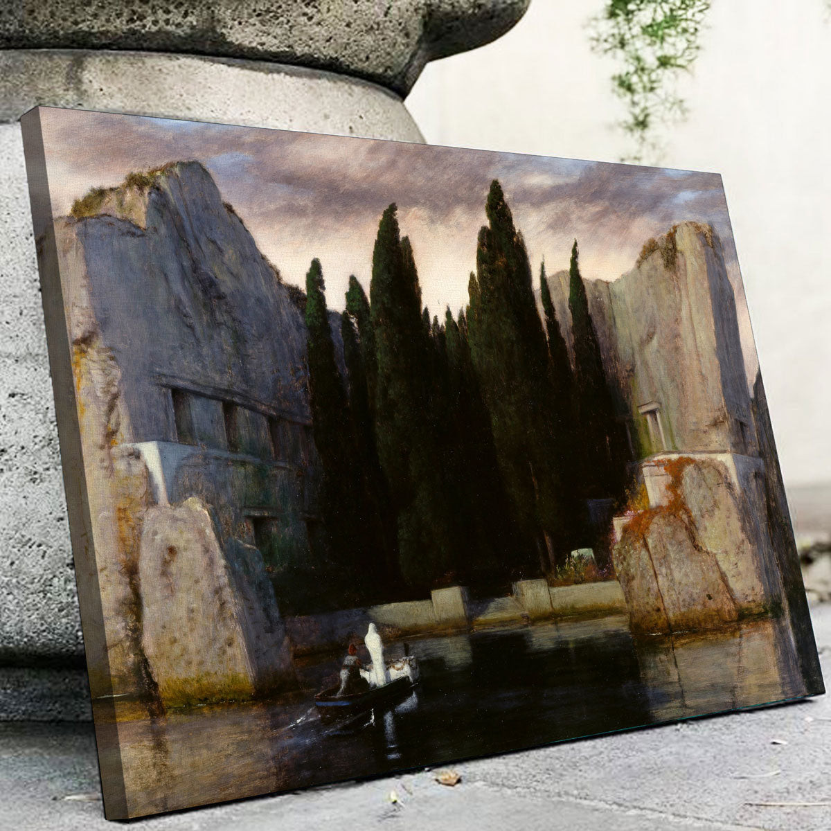 Stunning Die Toteninsel Wall Art by Arnold Böcklin