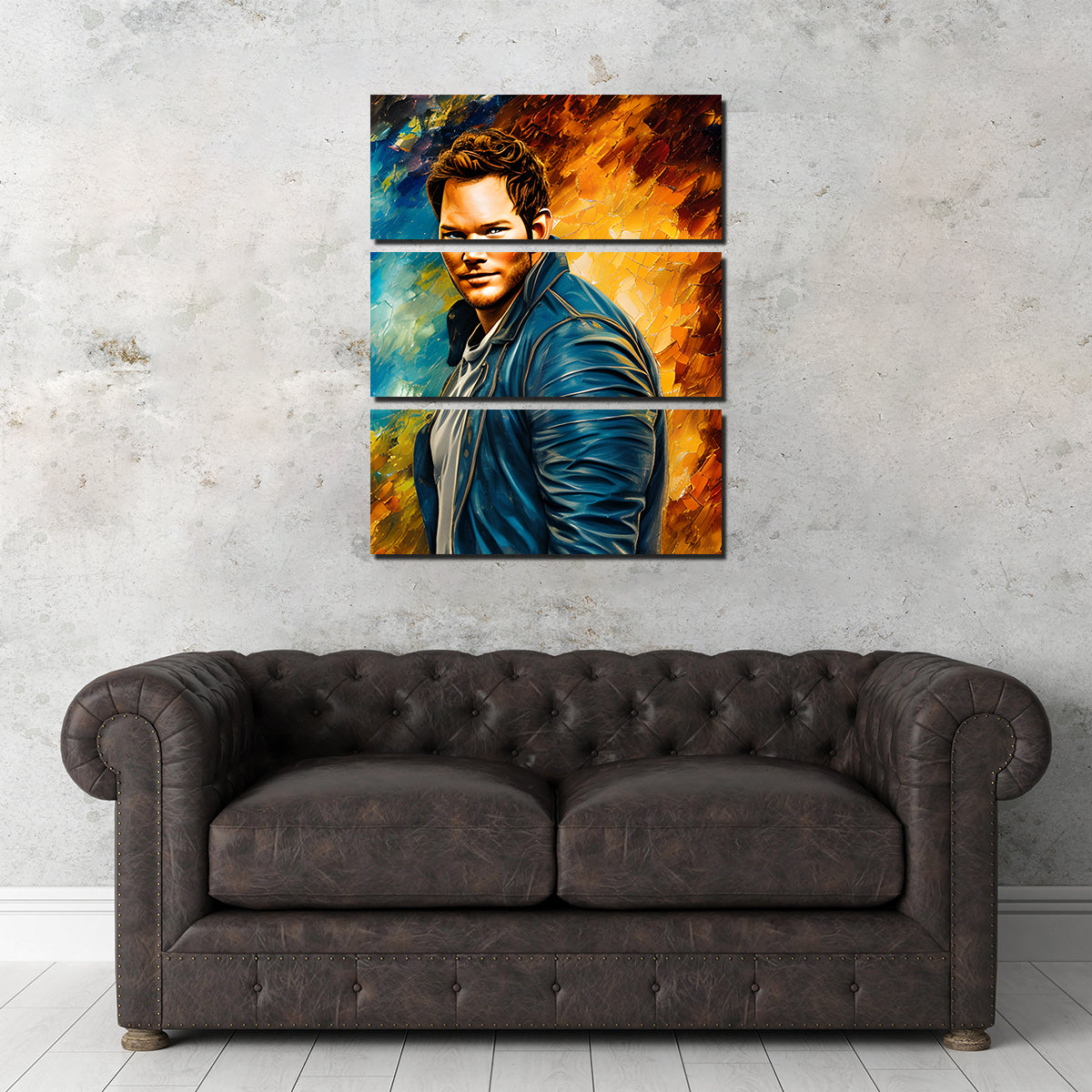 Stunning Chris Pratt Wall Art by Dina Rolle