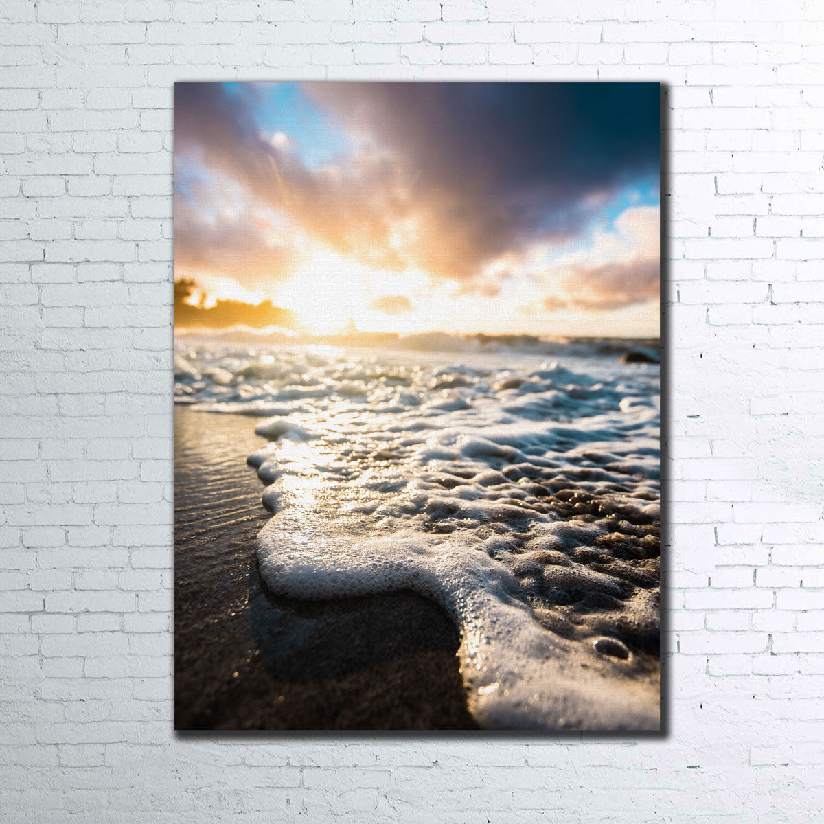 Breathtaking Seafoam Sunrise Wall Art by Lucas Moore