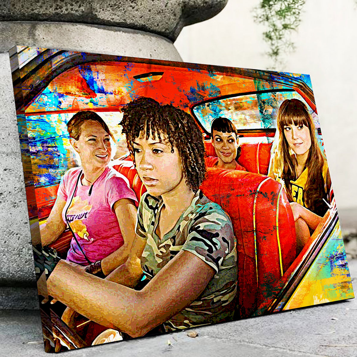 Deathproof Wall Art - Museum-Quality Sustainable Pine Wood Canvas