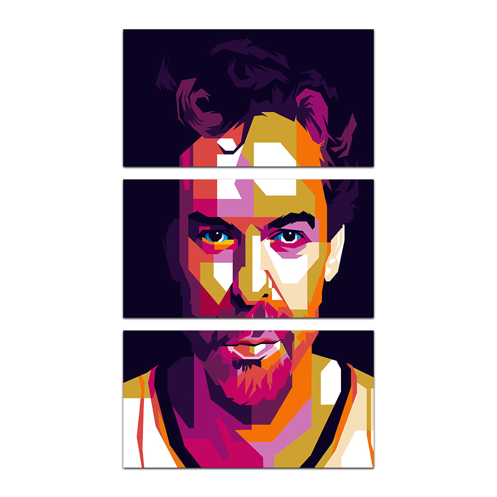 Stunning Pau Gasol Wall Art by Tovu Yovi