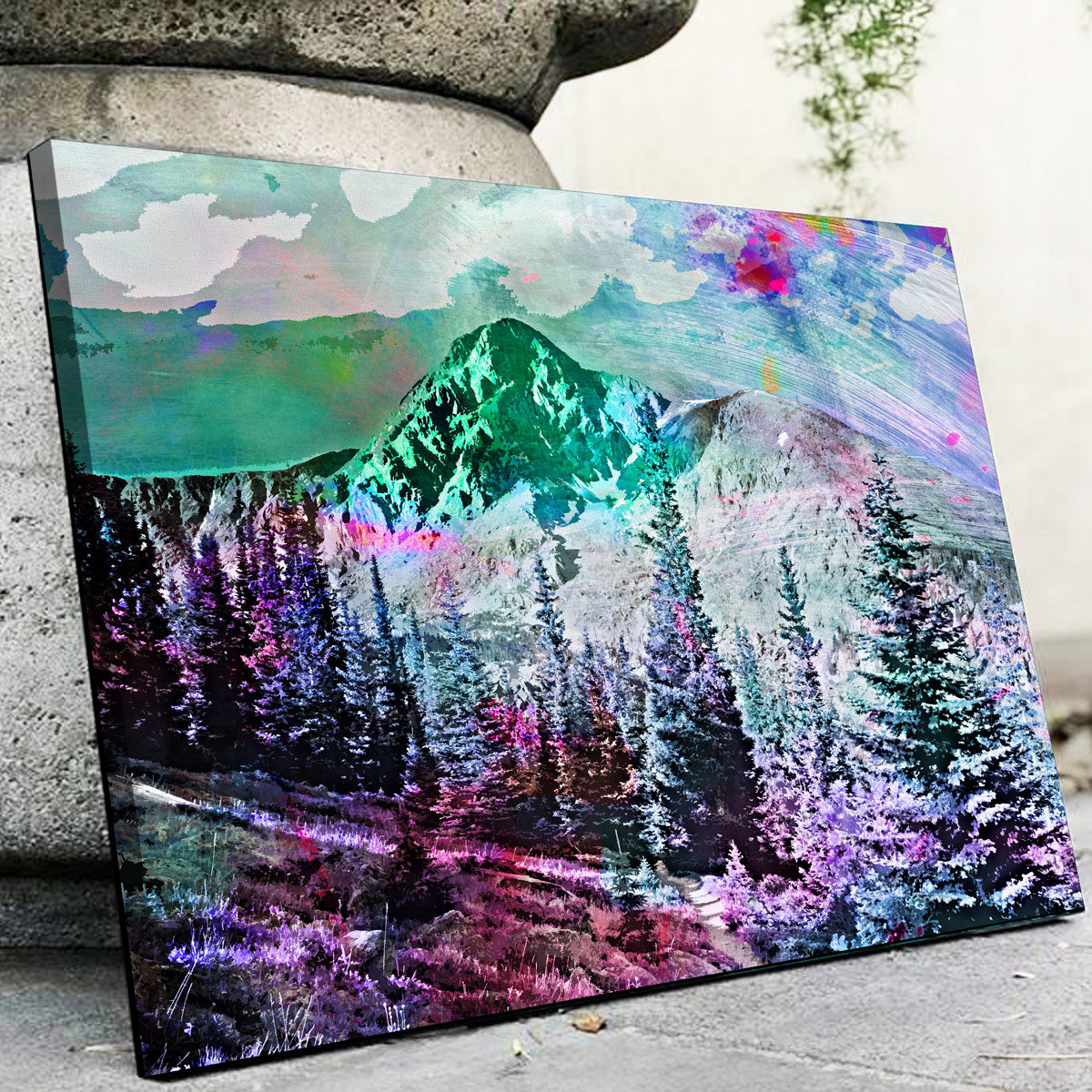 Stunning Abstract Holy Cross Wall Art for Home Decor