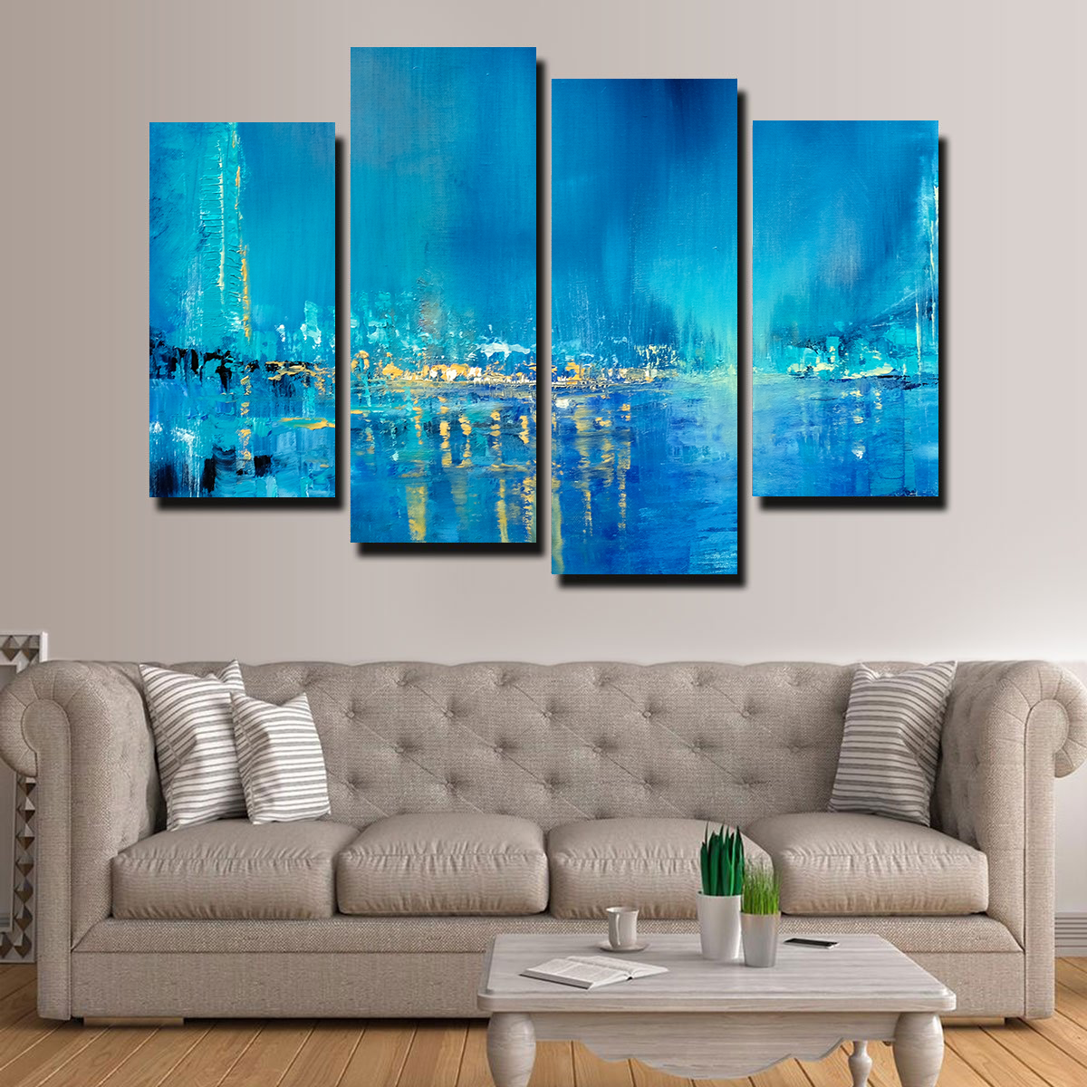 Exquisite Seagulls Over the Bridges Wall Art by Annette Schmucker