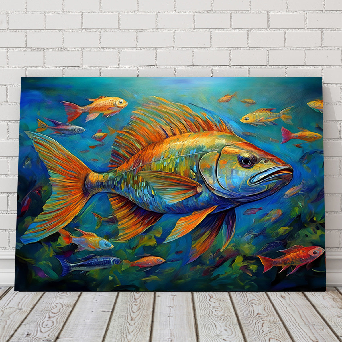Exquisite Fish Painting Wall Art for Stunning Home Decor
