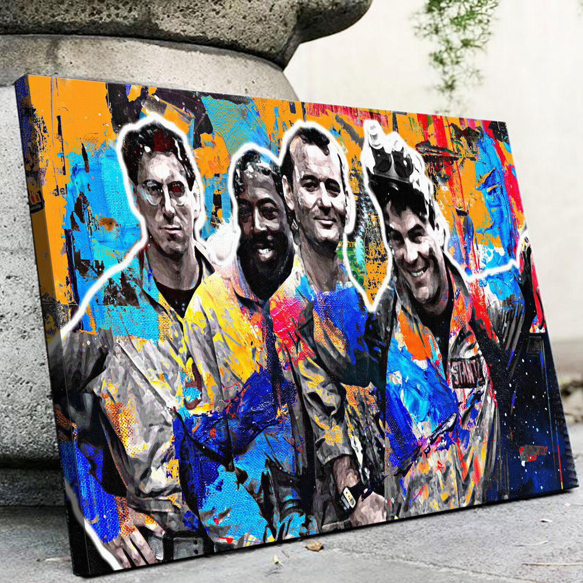 Eye - catching Ghostbusters Abstract Wall Art for Your Decor
