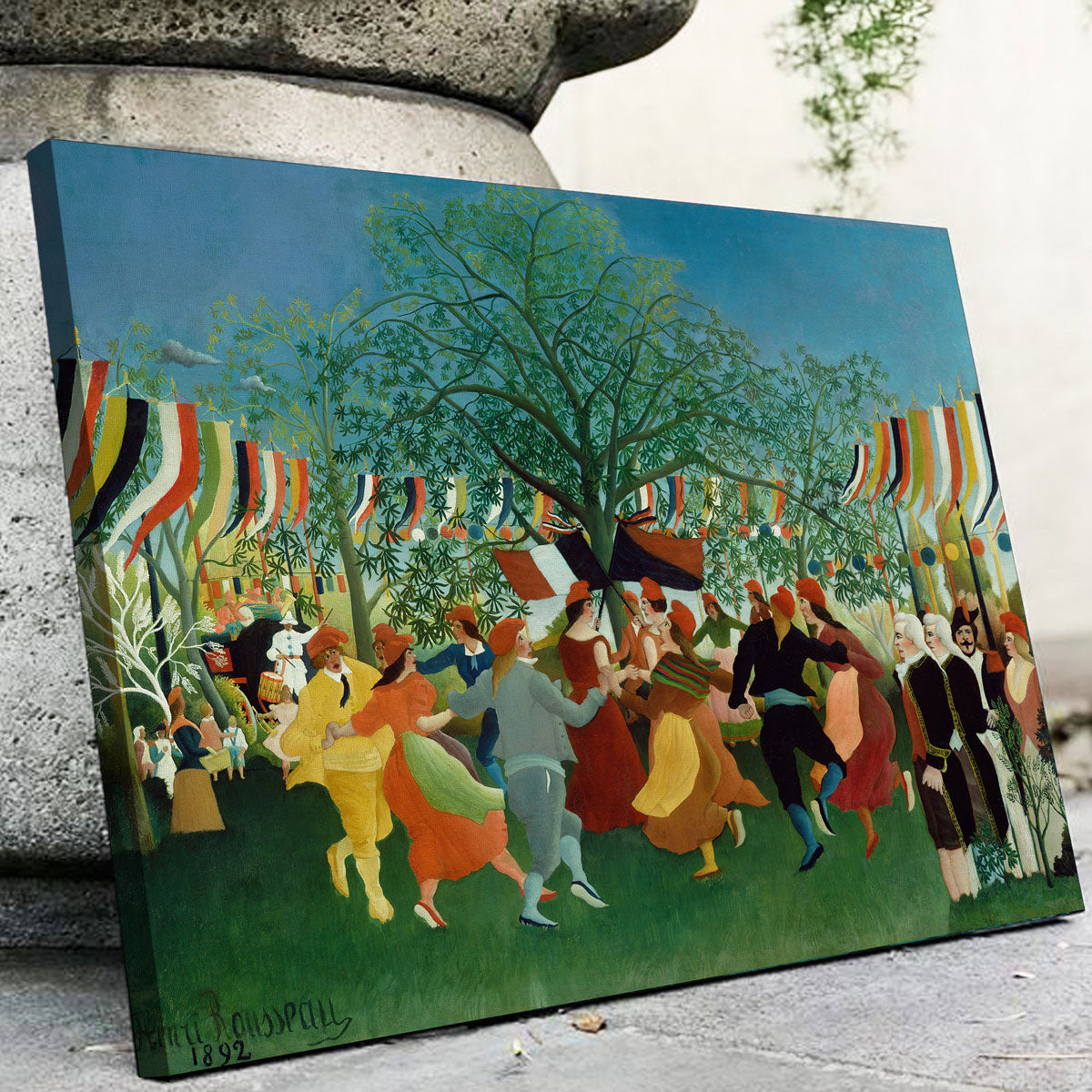 A Centennial of Independence Stunning Wall Art by Henri Rousseau