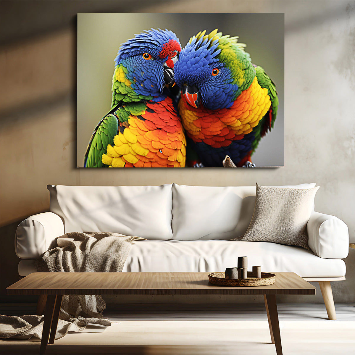 Stunning Lorikeet Birds Wall Art for Your Home Decor