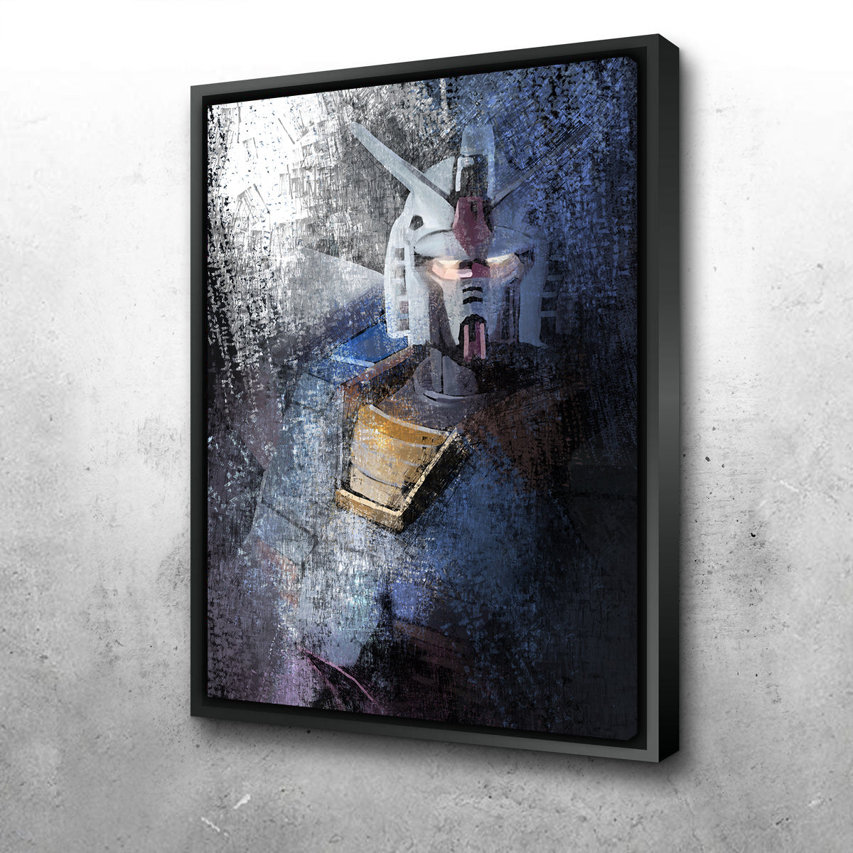 Stunning Blue Gundam Wall Art by Andy Brackpool