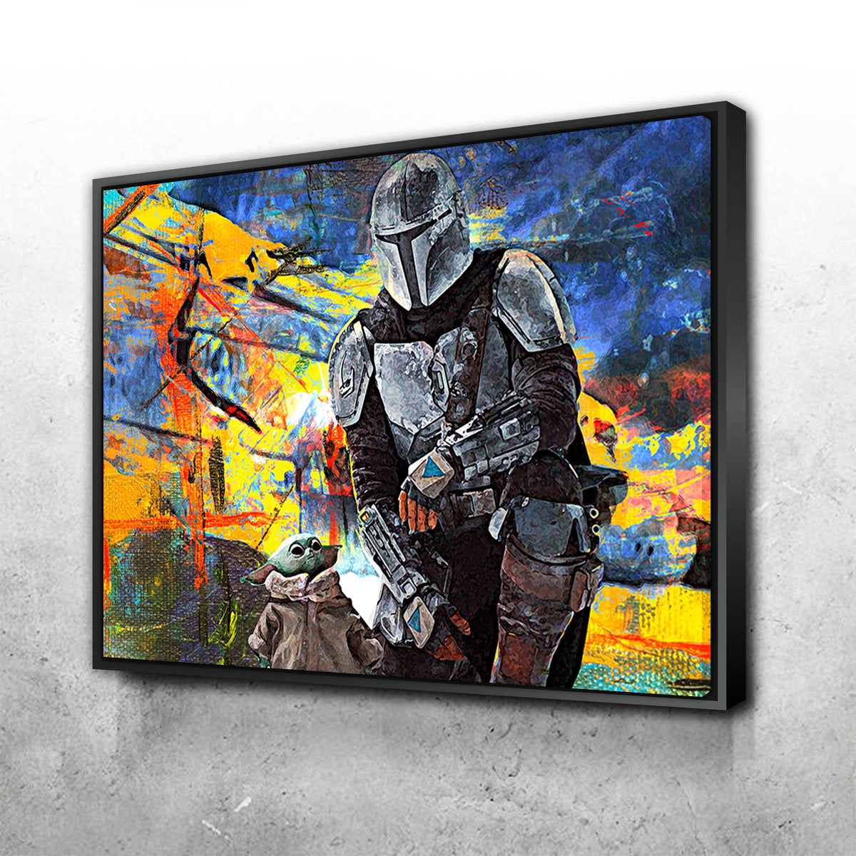The Child from The Mandalorian High - Quality Wall Art