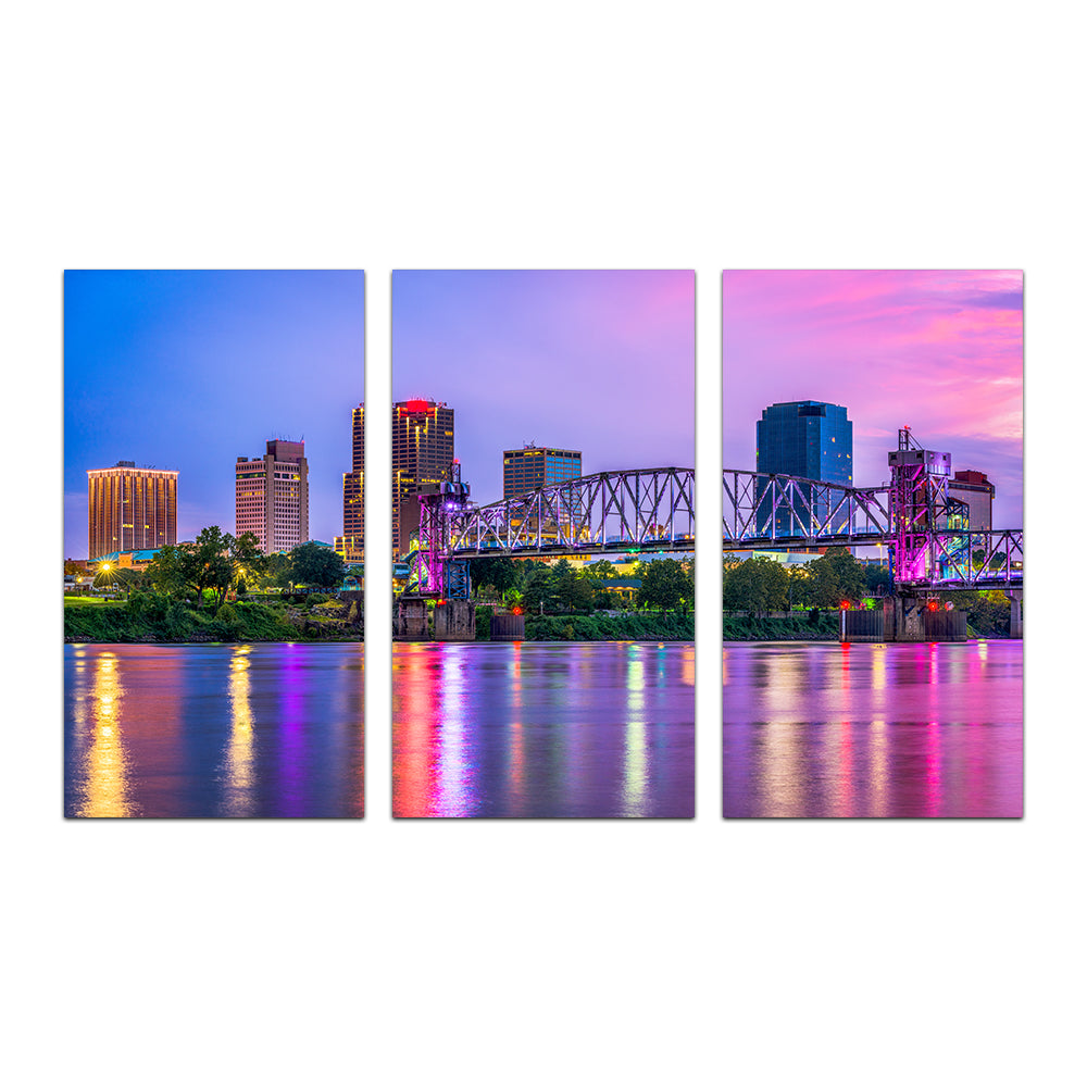 Exquisite Little Rock Skyline Wall Art for Stunning Decor