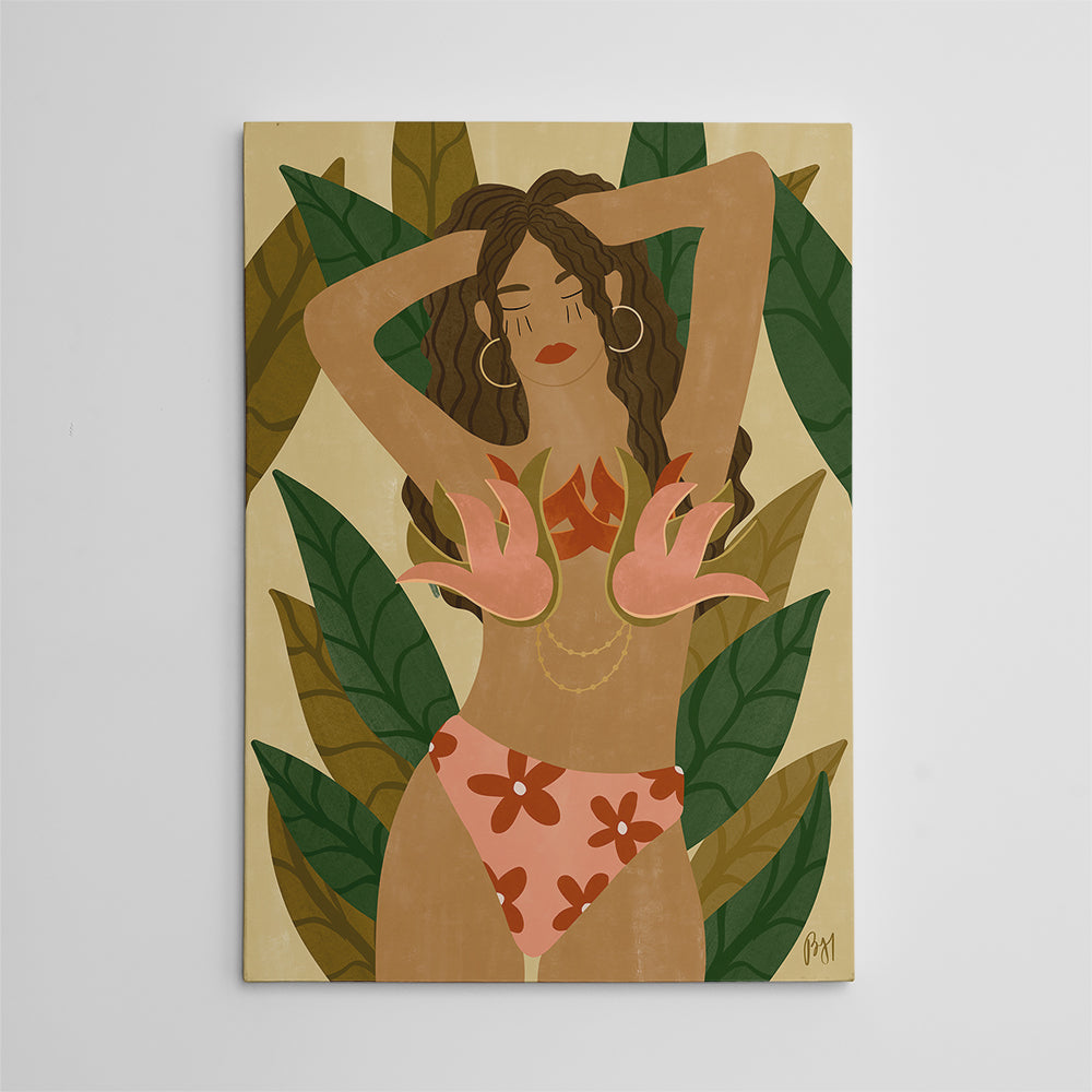 Exquisite The Heat of the Tropics Wall Art by Birch & Ink Sisters