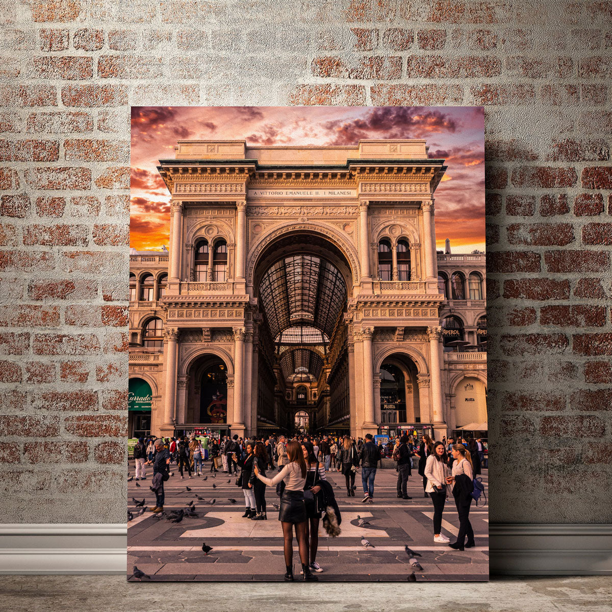 Stunning Galleria Vittorio Emanuele II Milano Wall Art by Stefano Baltieri