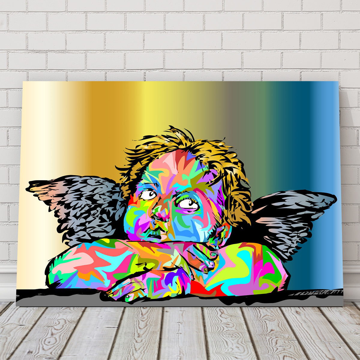 Exquisite Cherub Wall Art - Handmade with Sustainable Materials