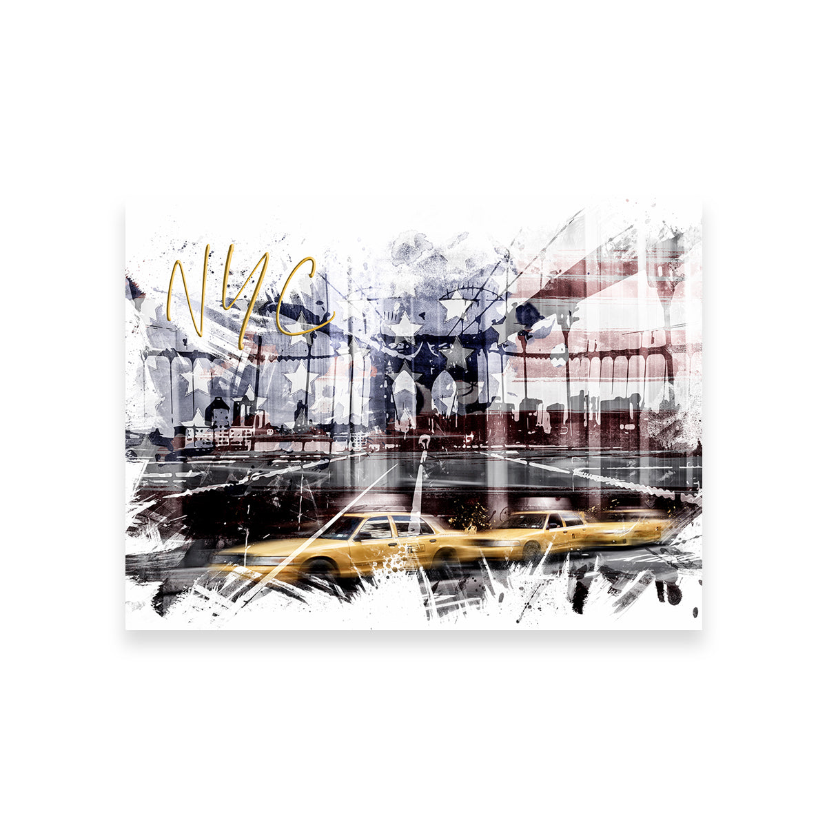 Exquisite City Art NYC Composing Wall Art by Melanie Viola