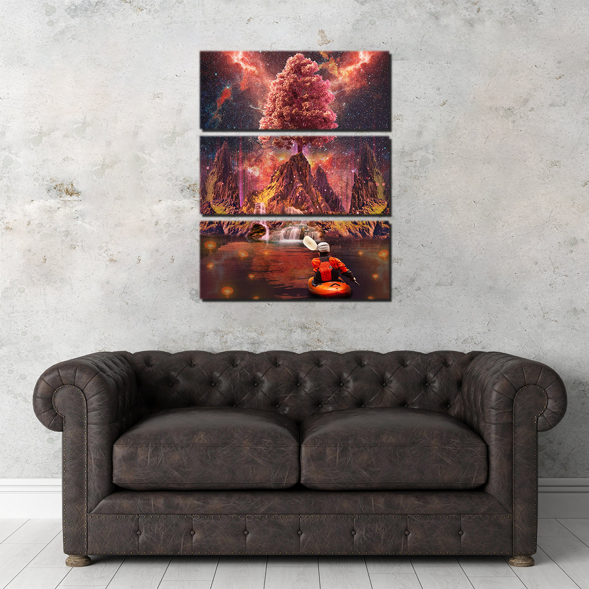 Stunning Healing Boat Wall Art by INDOARC