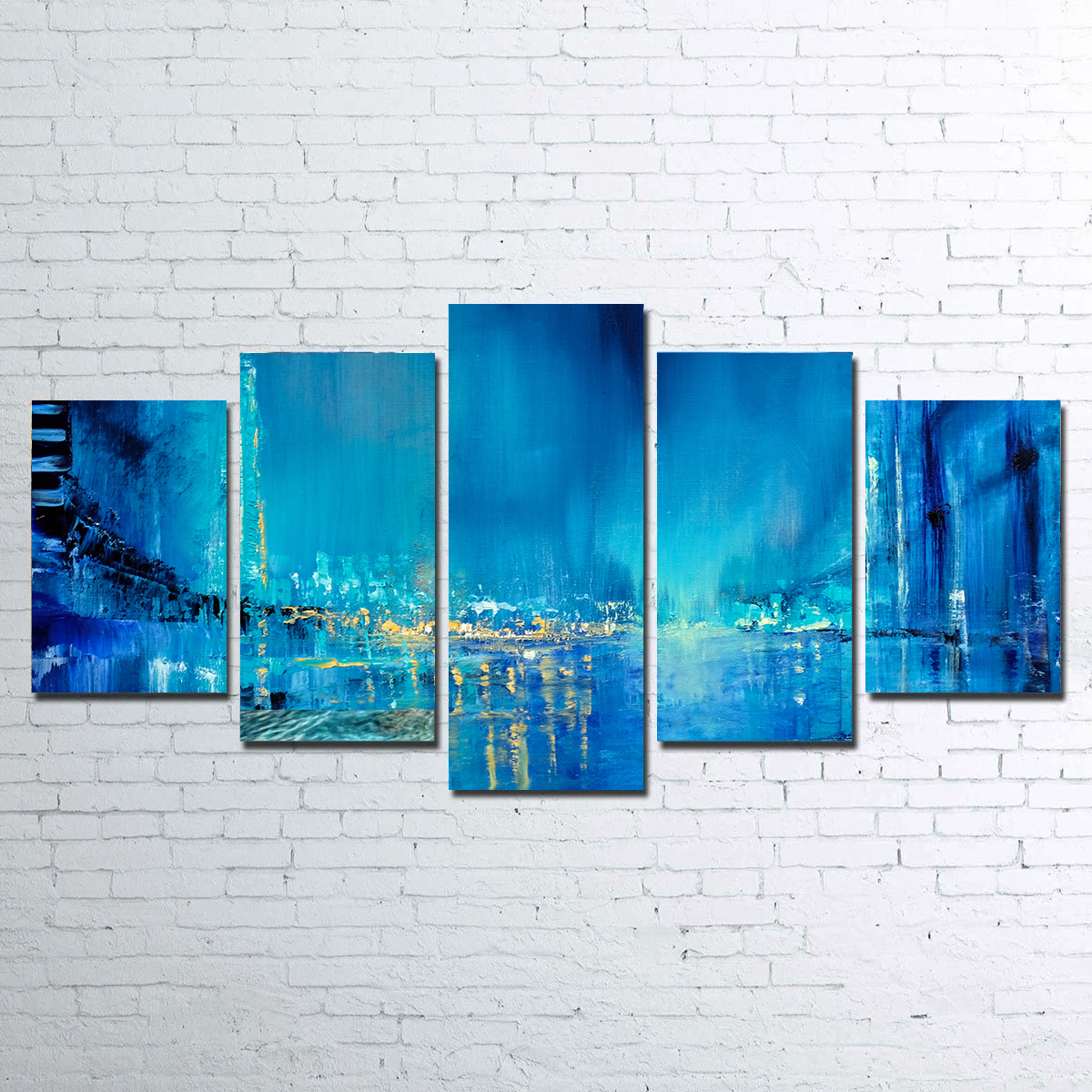 Exquisite Seagulls Over the Bridges Wall Art by Annette Schmucker