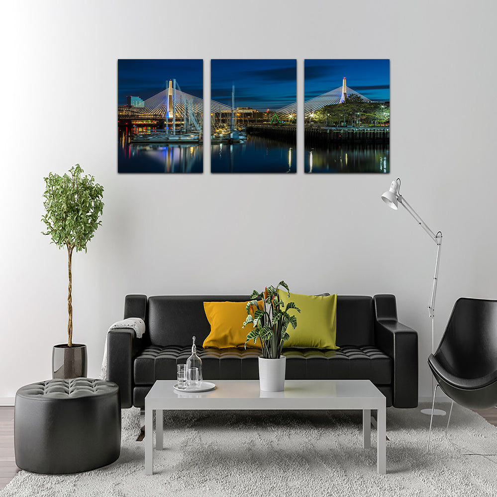 Exquisite Boston Bunker Hill Bridge Wall Art by Melanie Viola