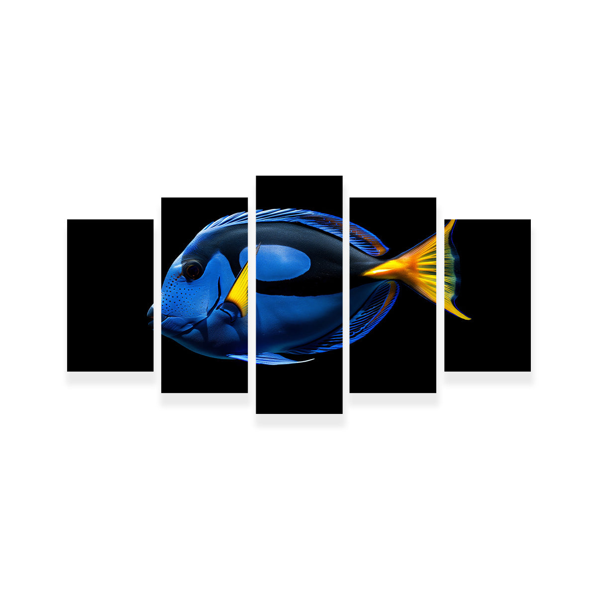 Stunning Regal Blue Tang Fish Wall Art for Home Decor