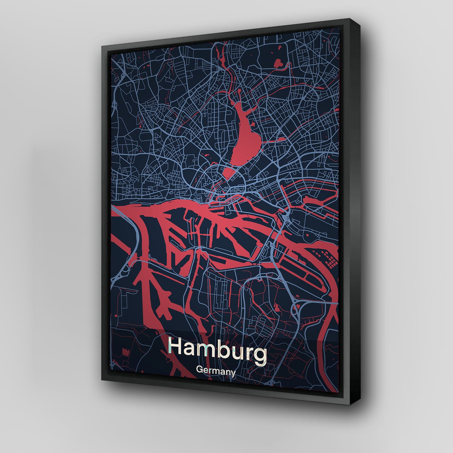 Exquisite Hamburg Wall Art by Tovu Yovi