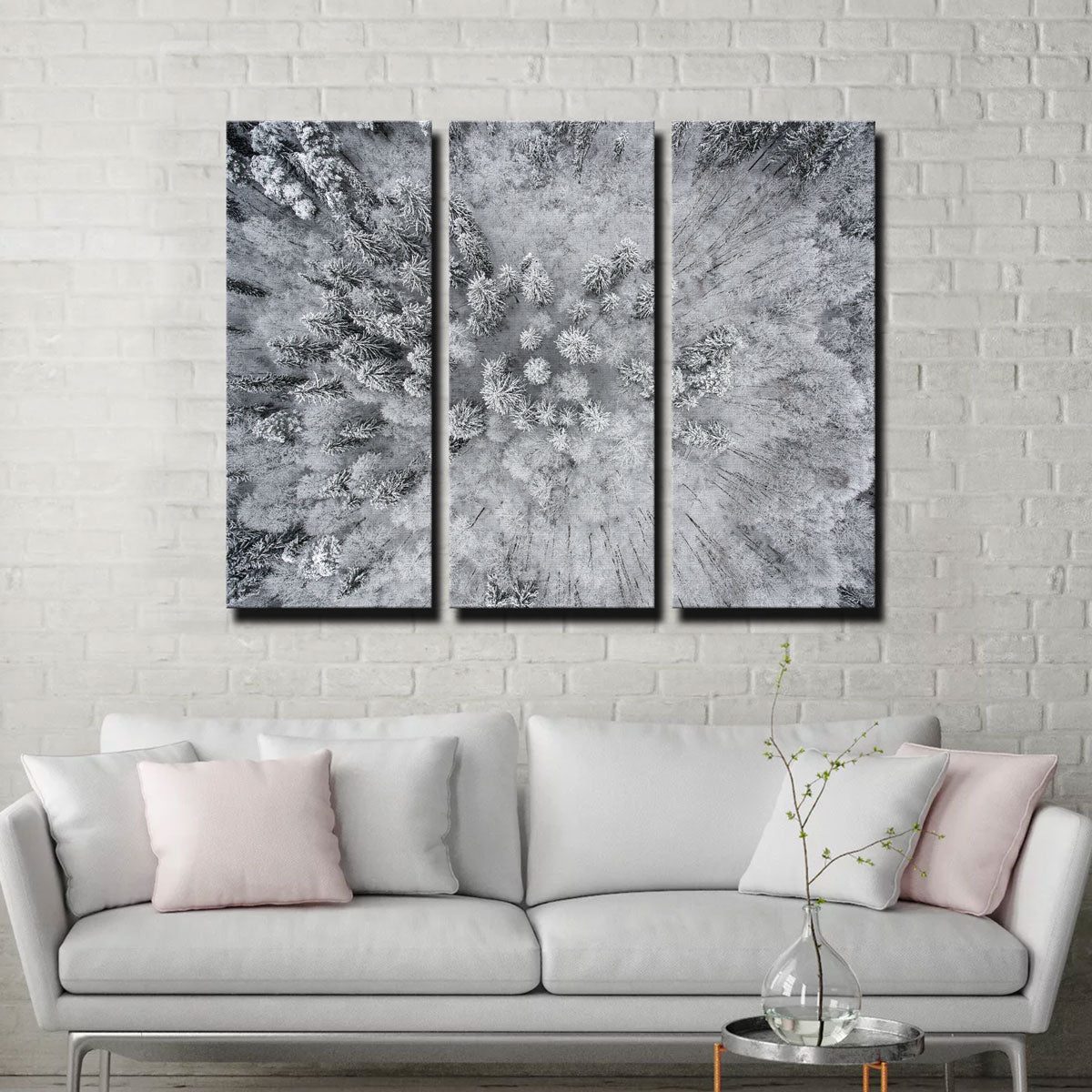 Exquisite Forest Snow Wall Art by Karolis Janulis