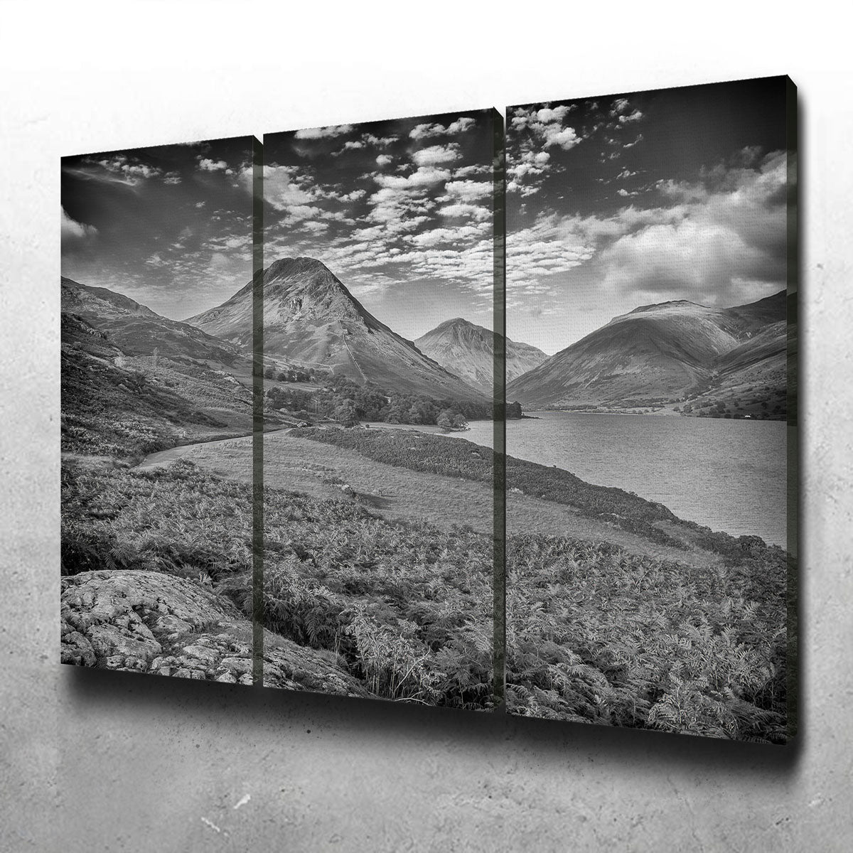 Stunning Grey Peaks Wall Art by Mike Cotton