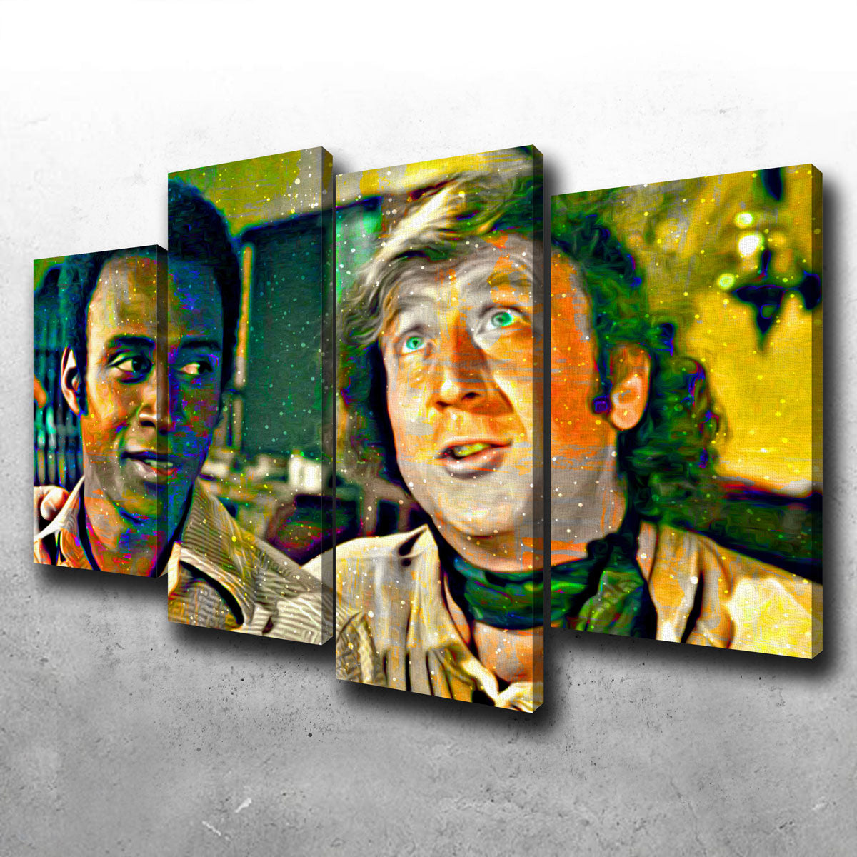 Stunning Blazing Saddles Bart & Jim Wall Art for Your Home Decor