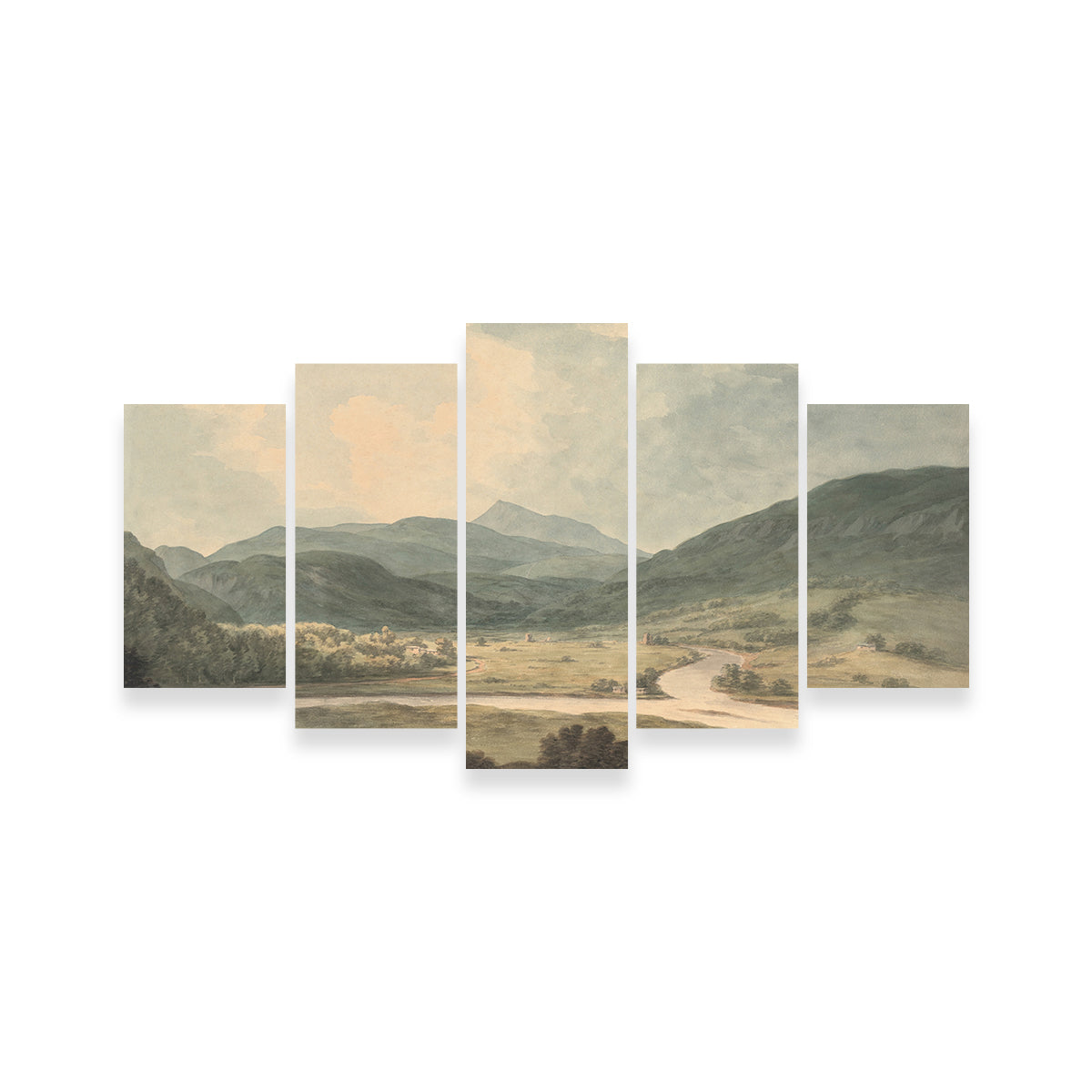 Stunning River Lands Wall Art by Denise Dundon