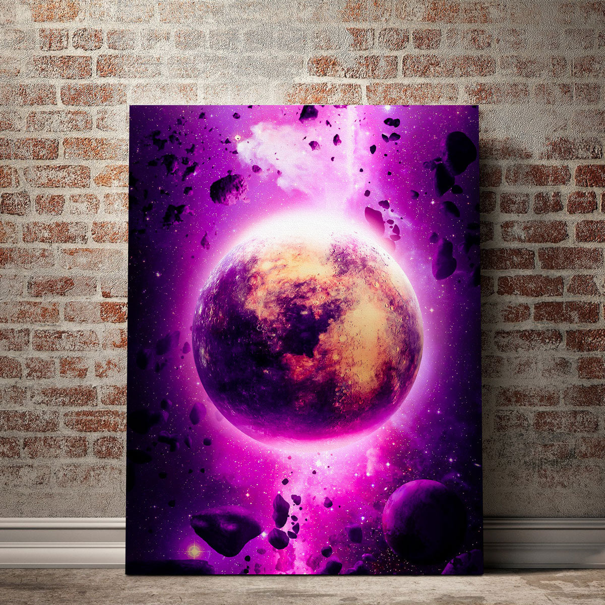 Stunning Purple Planet Wall Art by Manuel Luces