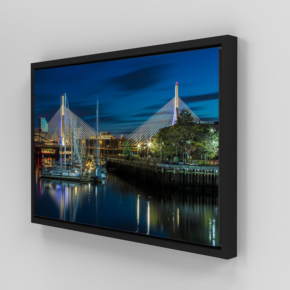 Exquisite Boston Bunker Hill Bridge Wall Art by Melanie Viola