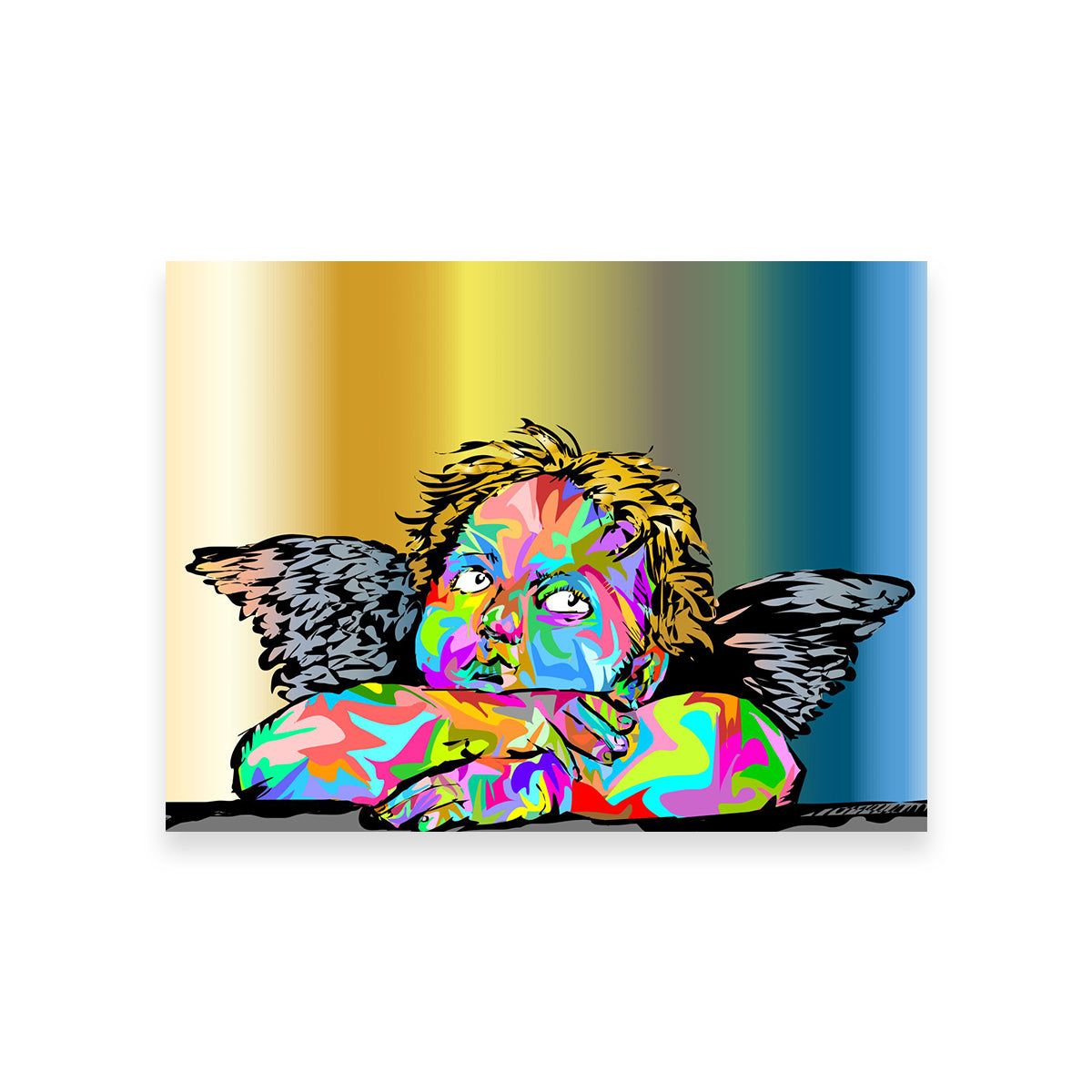 Exquisite Cherub Wall Art - Handmade with Sustainable Materials