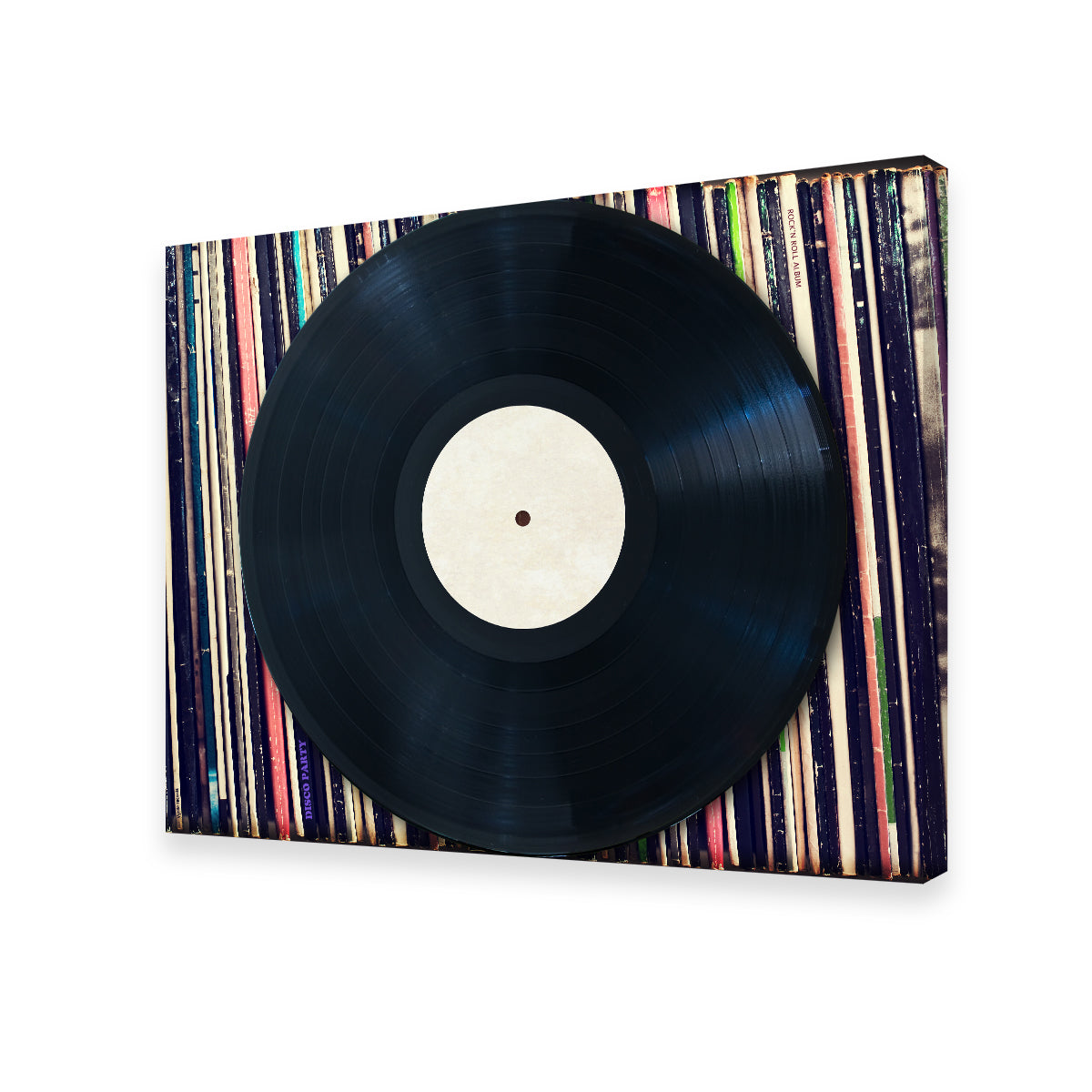 Premium Record Wall - Handmade Canvas Artwork