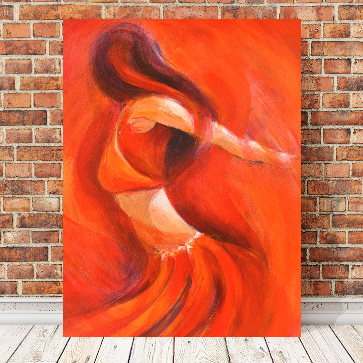 Enchanting Dancing Flame Wall Art by Gerry Segismundo