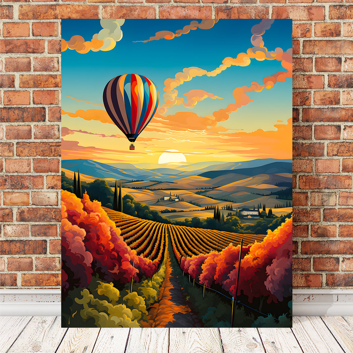 Exquisite France - French Vineyards Wall Art for Home Decor