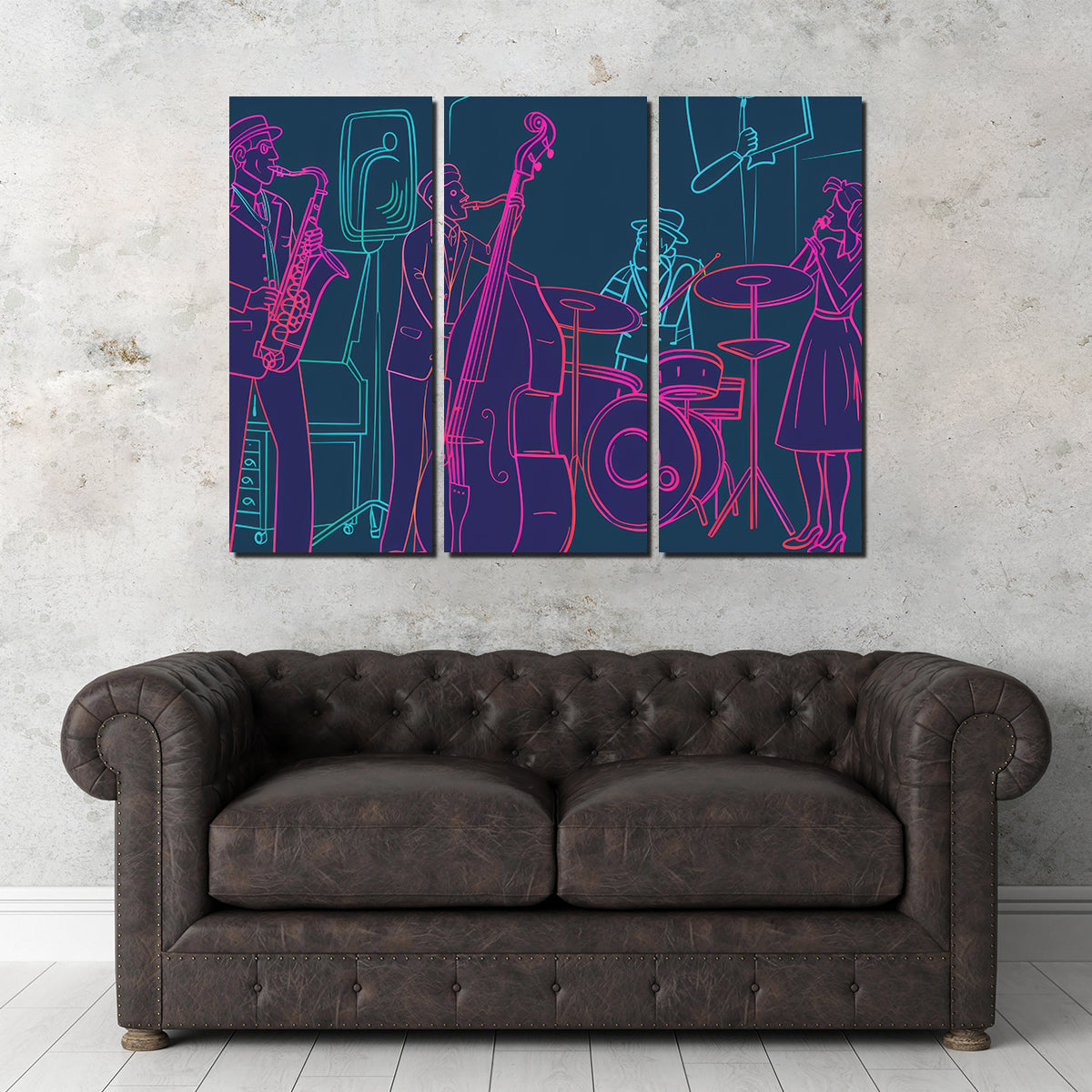 Stunning Jazz Band Vibe Wall Art for Your Home Decor