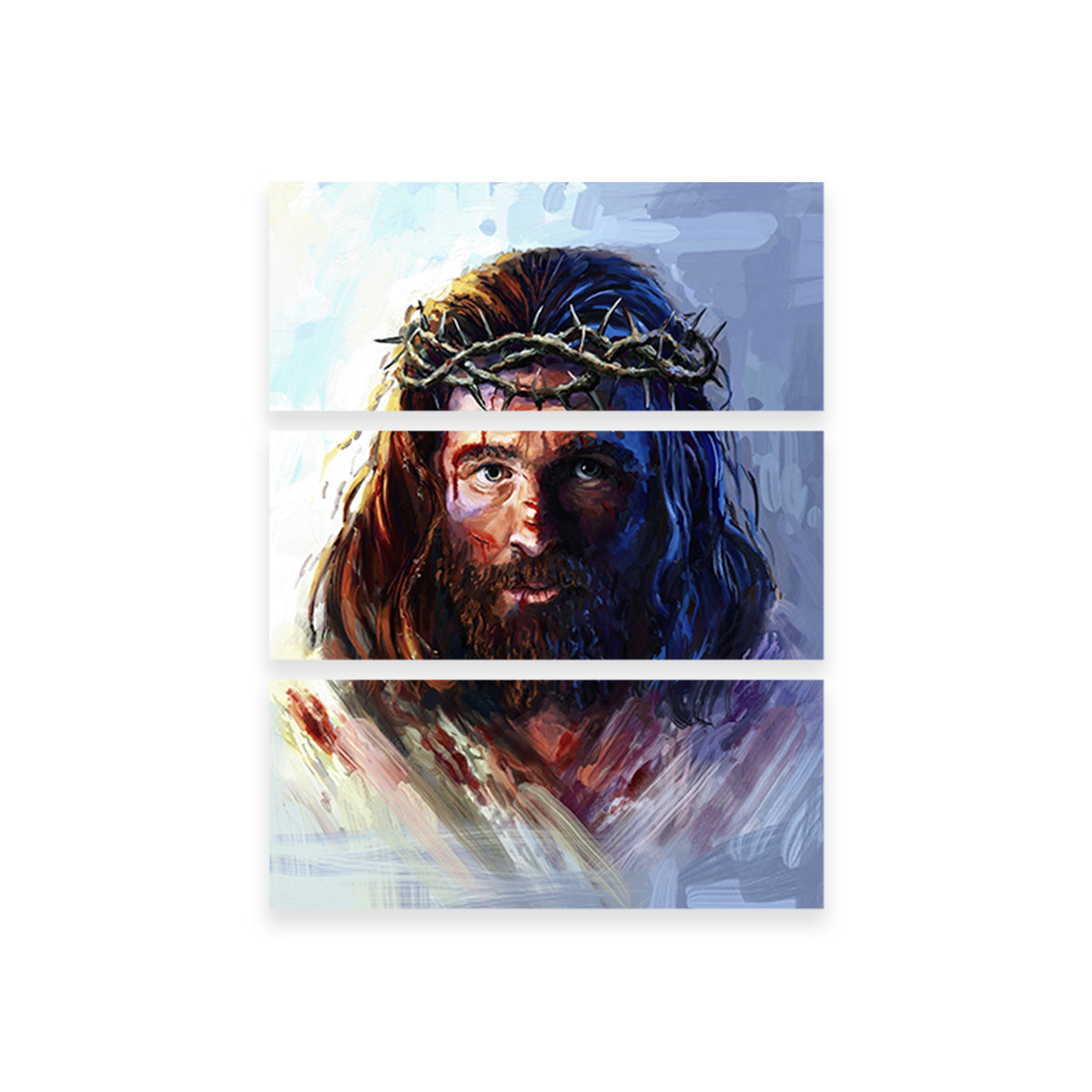 Exquisite Jesus with Crown of Thorns Artwork