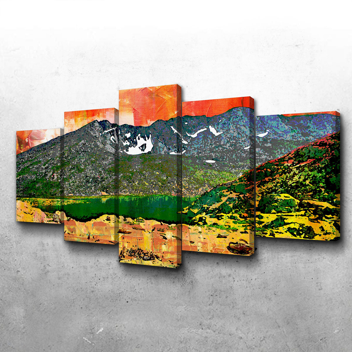 Stunning Abstract Evans Wall Art for Striking Home Decor