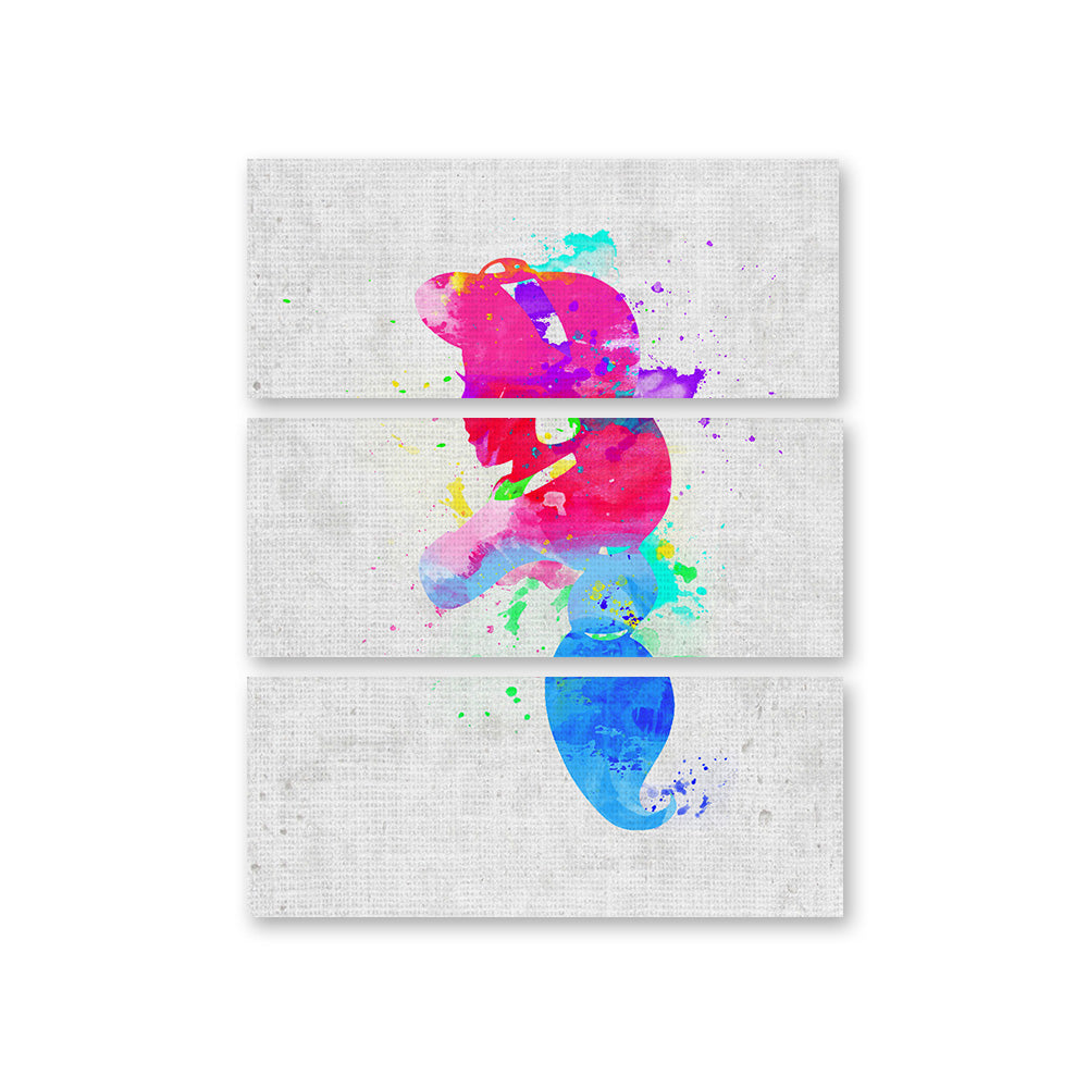 Stunning Jasmine Watercolour Splash Art Wall Art by Studiodtalk