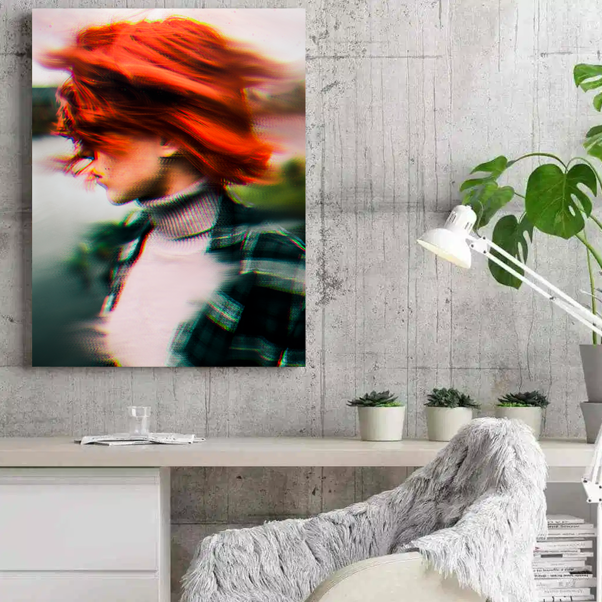 Stunning Redhead Wall Art by Manuel Luces