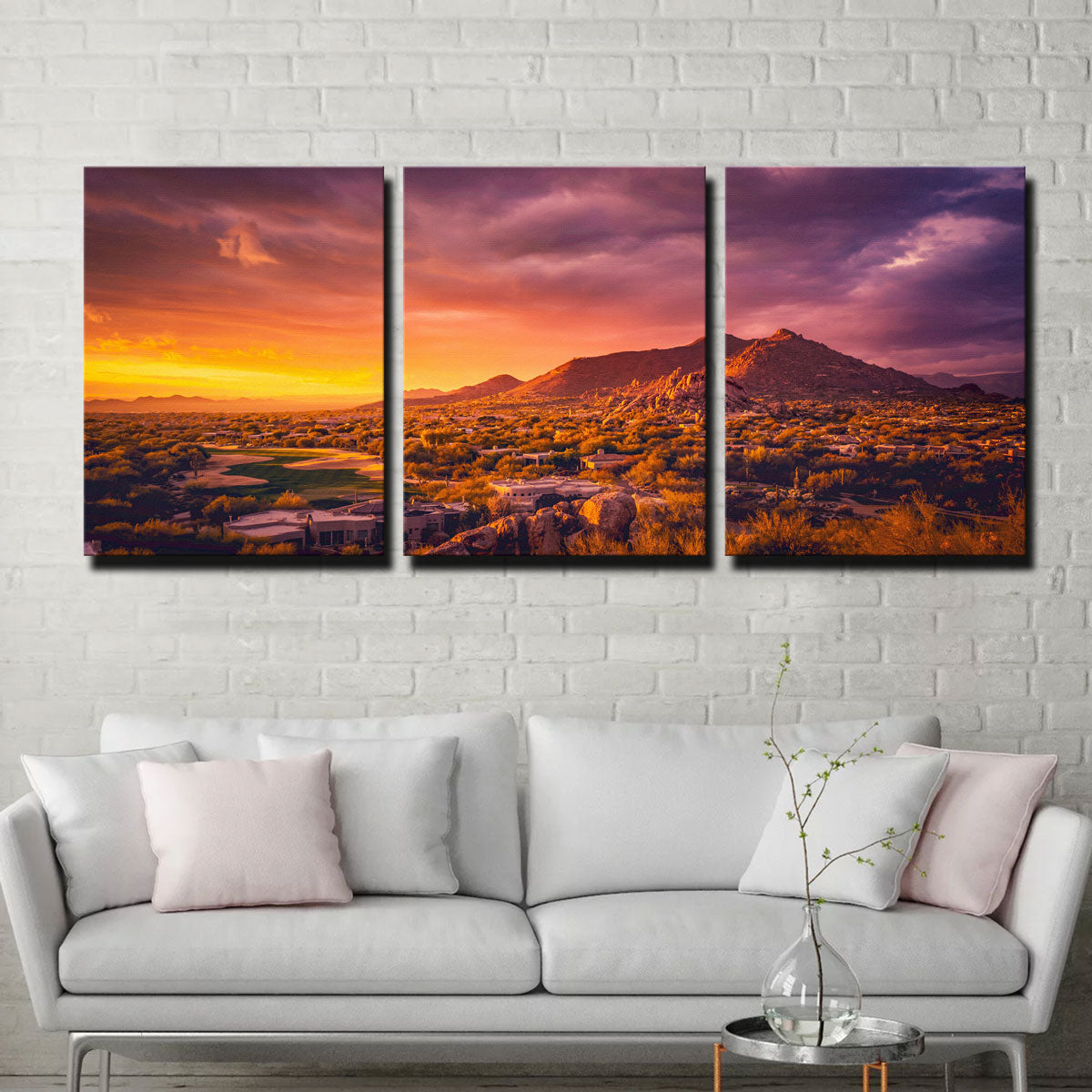 Stunning Scottsdale Desert Sunset Wall Art for Your Home Decor
