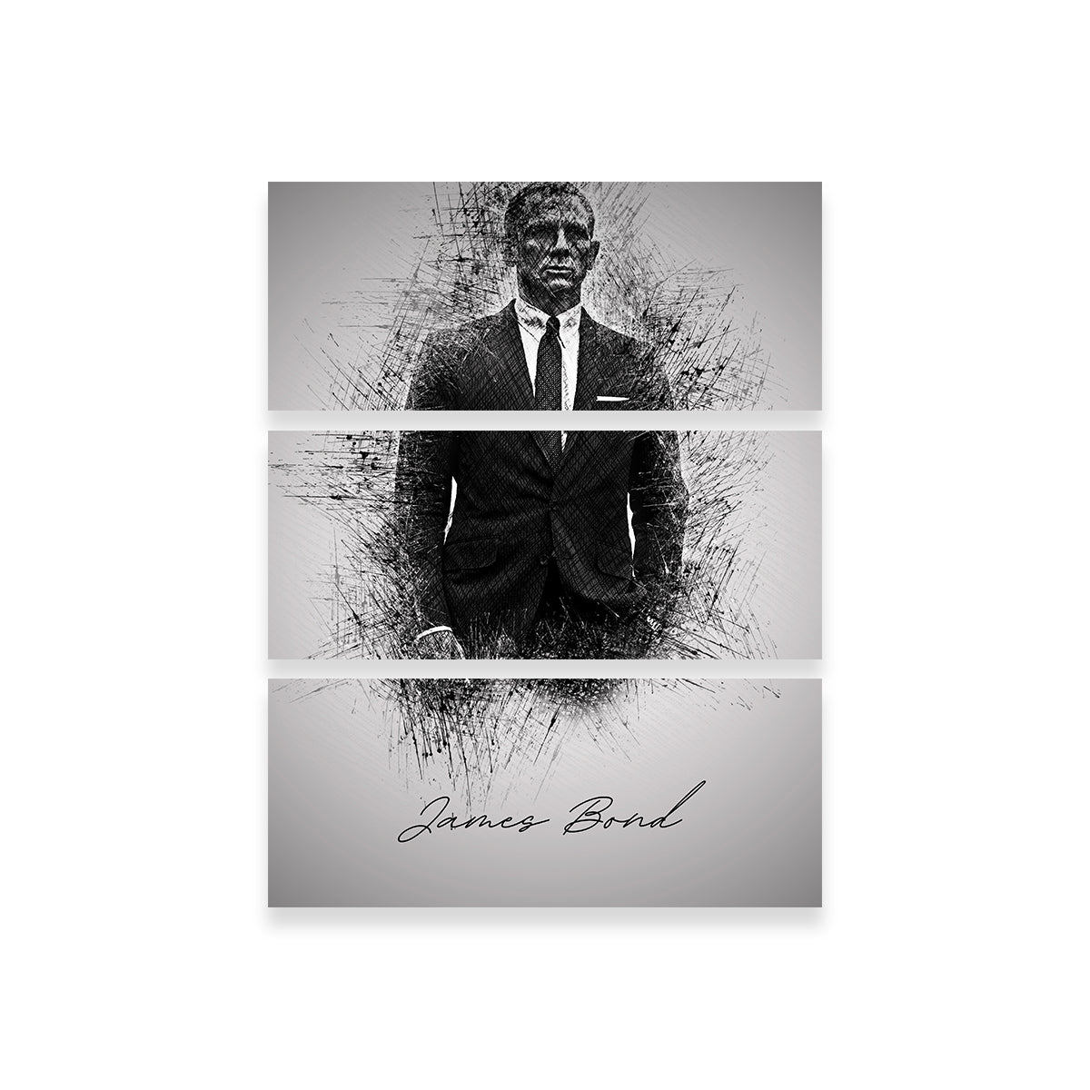 Stunning James Bond Wall Art by Albi Art