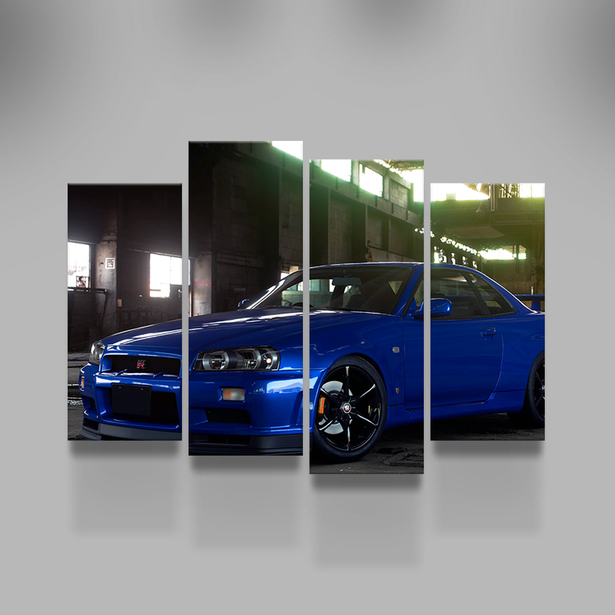Stunning R34 Warehouse Wall Art by Vynton