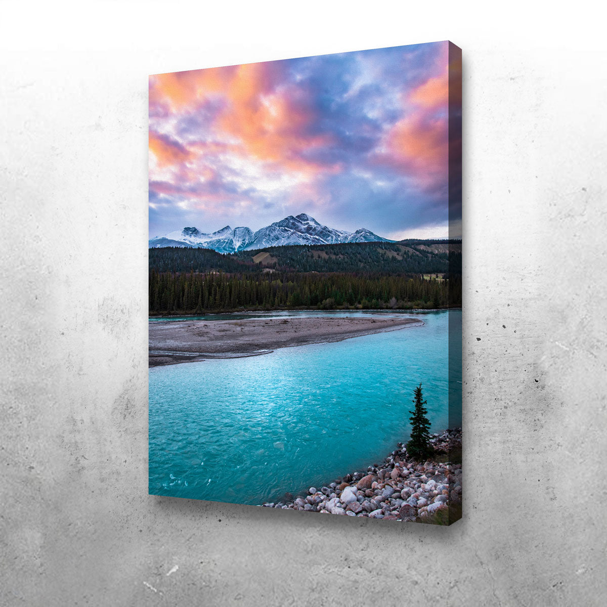 Exquisite River Blues Wall Art by Lucas Moore