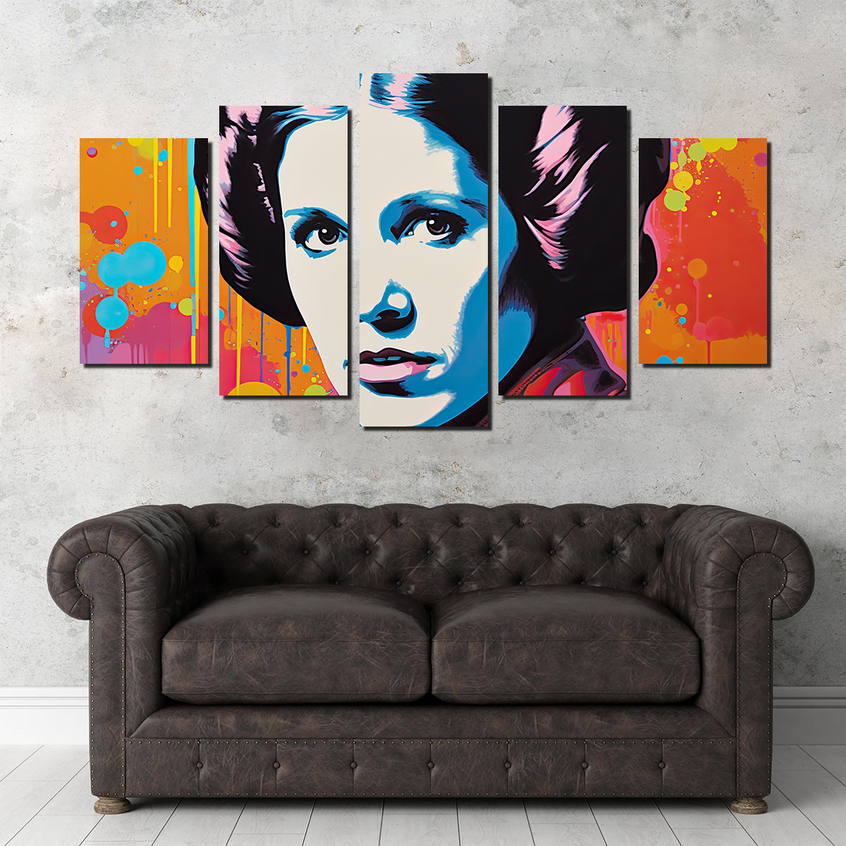 Stunning Princess Leia Wall Art by Ralph & Laura Design