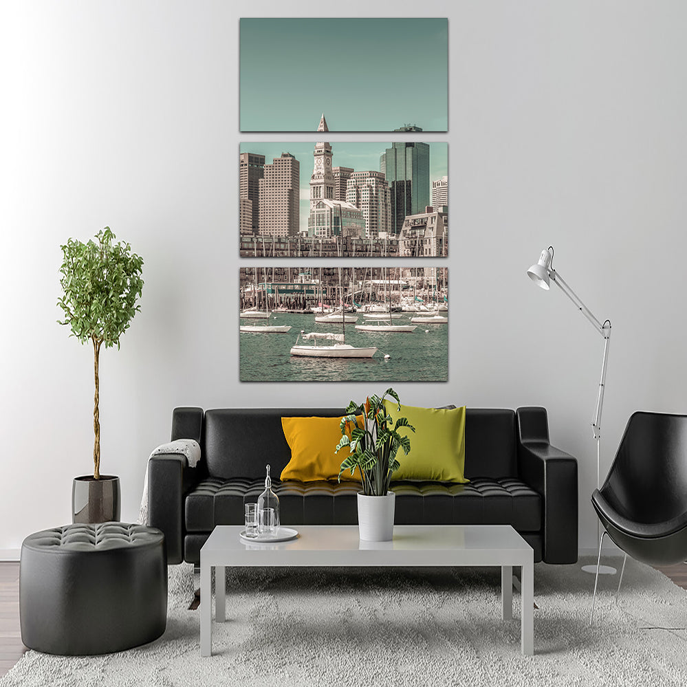Stunning Boston Cityscape North End Wall Art by Melanie Viola