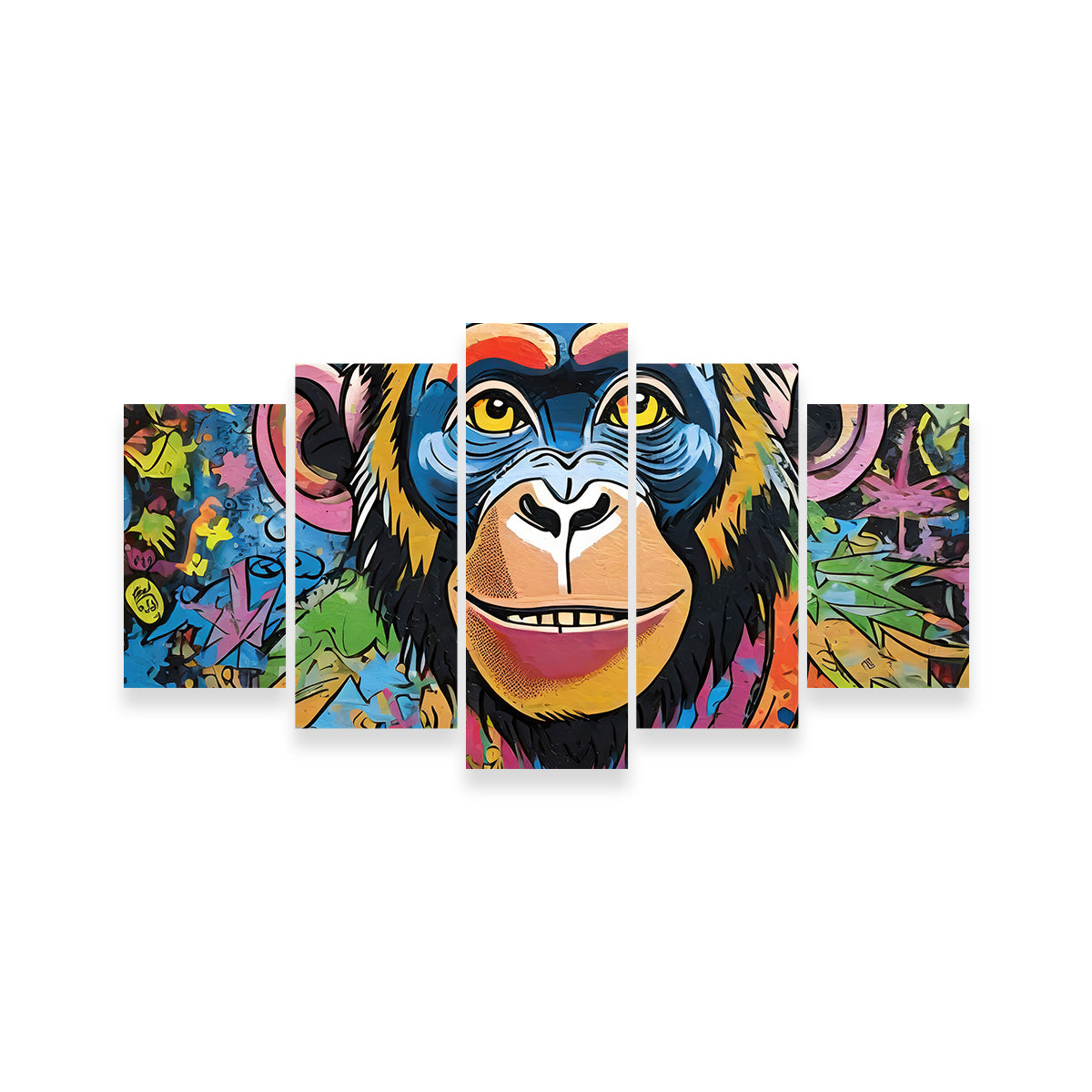 Chimp Graffiti Wall Art - Stunning Stephen Chambers Creation