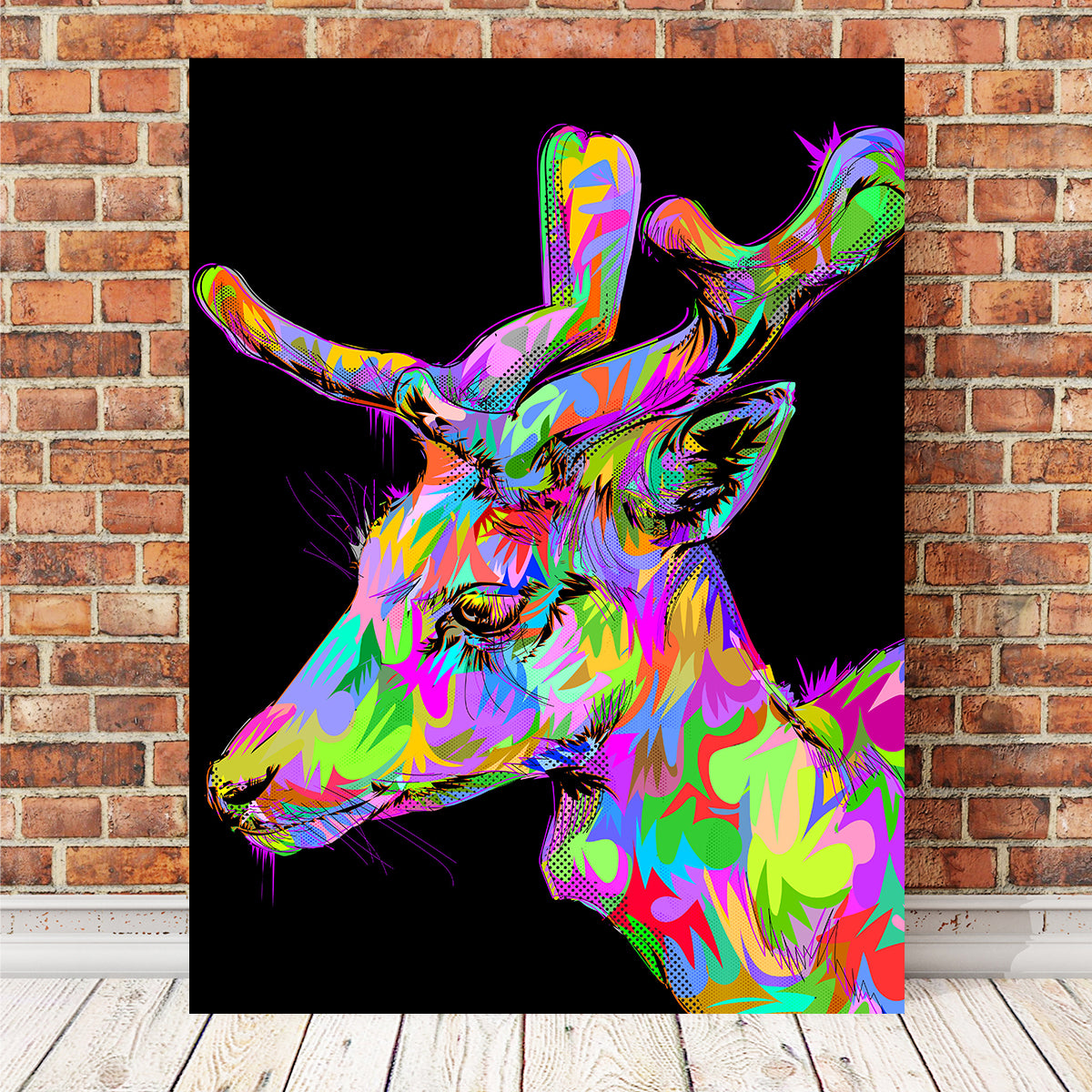 Exquisite Doe Wall Art by Technodrome1