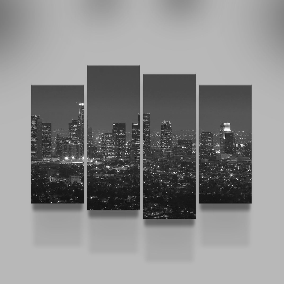 Stunning Los Angeles Skyline Wall Art for Home Decor