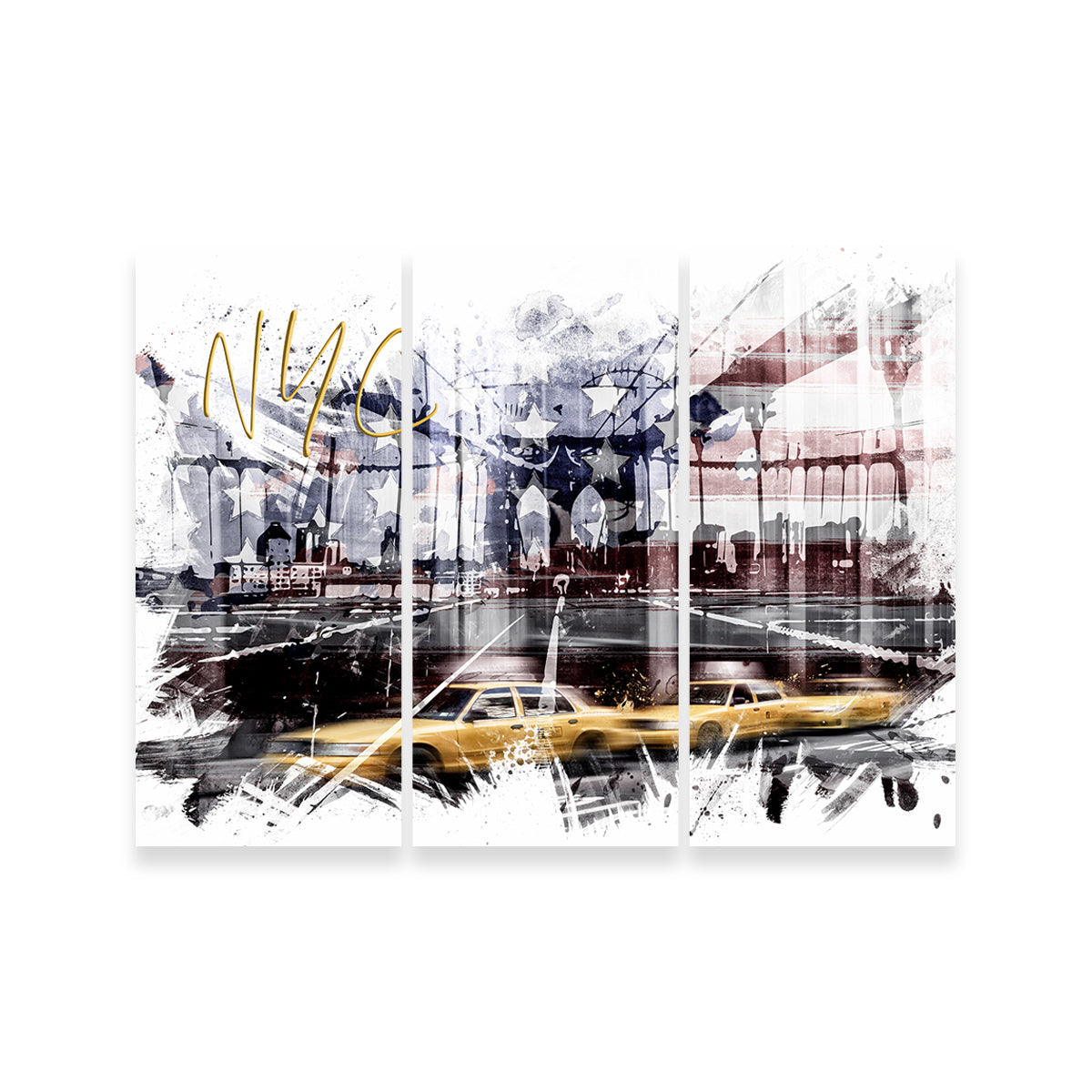 Exquisite City Art NYC Composing Wall Art by Melanie Viola